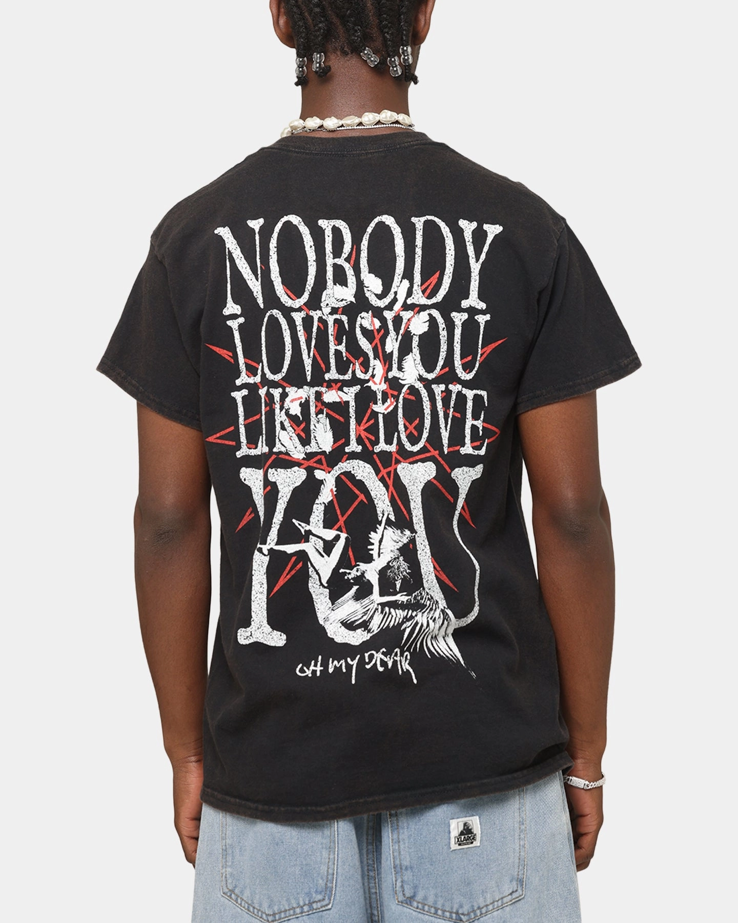 Essential Style Wear Bring Me The Horizon Nobody Loves You Vintage T-Shirt Black Vintage