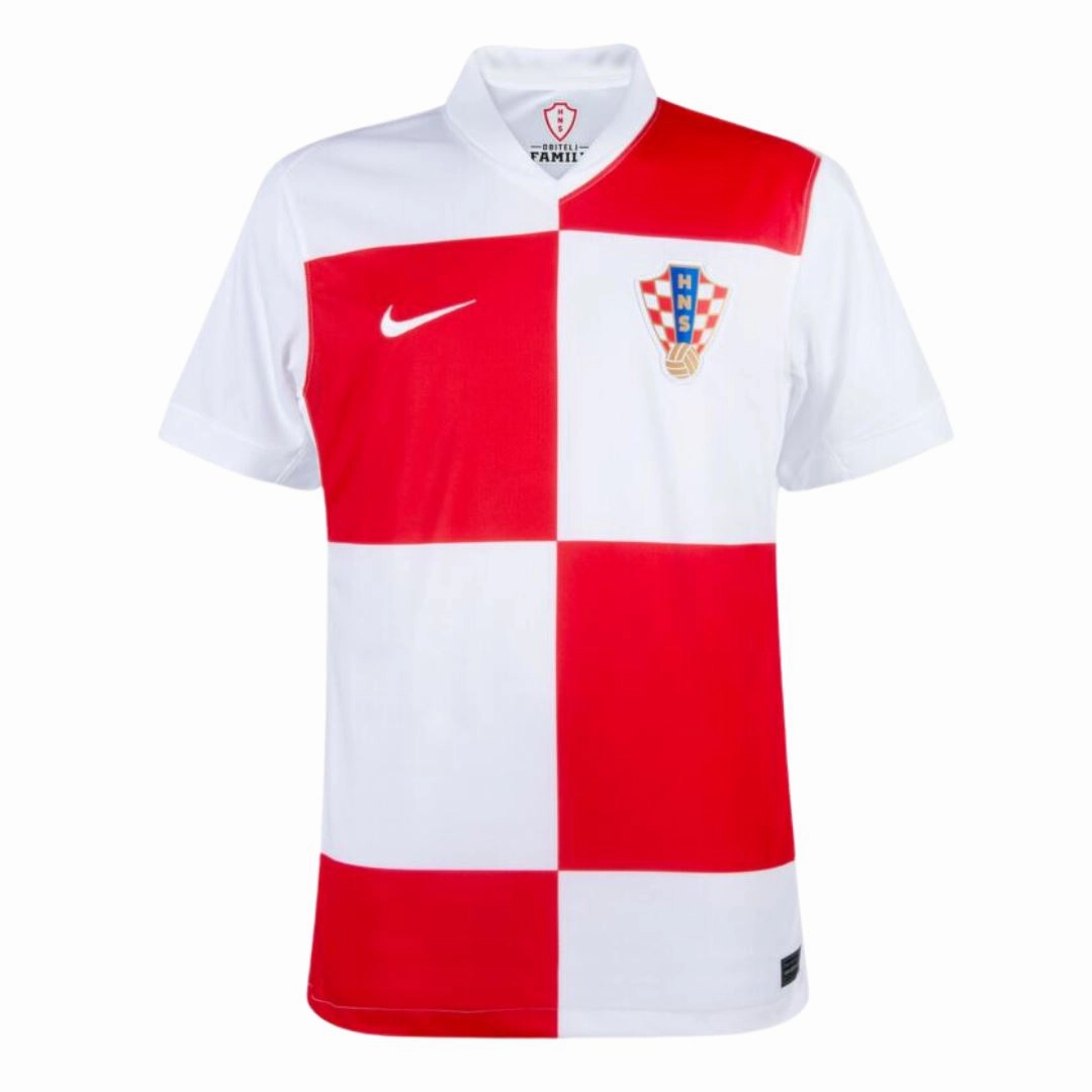 Croatia Home Jersey 24/25 All Purpose Athletic Build Machine Washable Durability