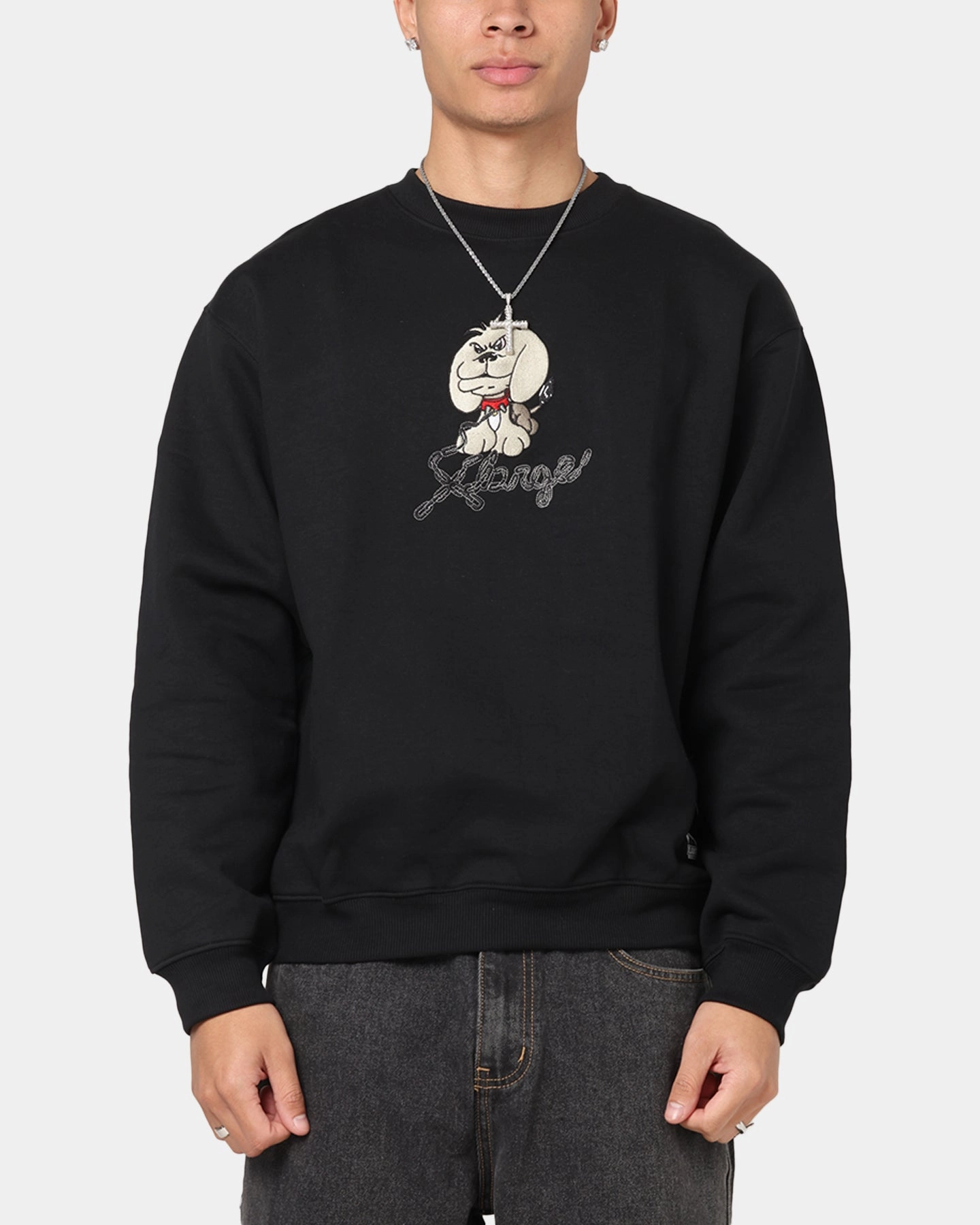 Effortless Wear X-Large Off Leash Crewneck Black
