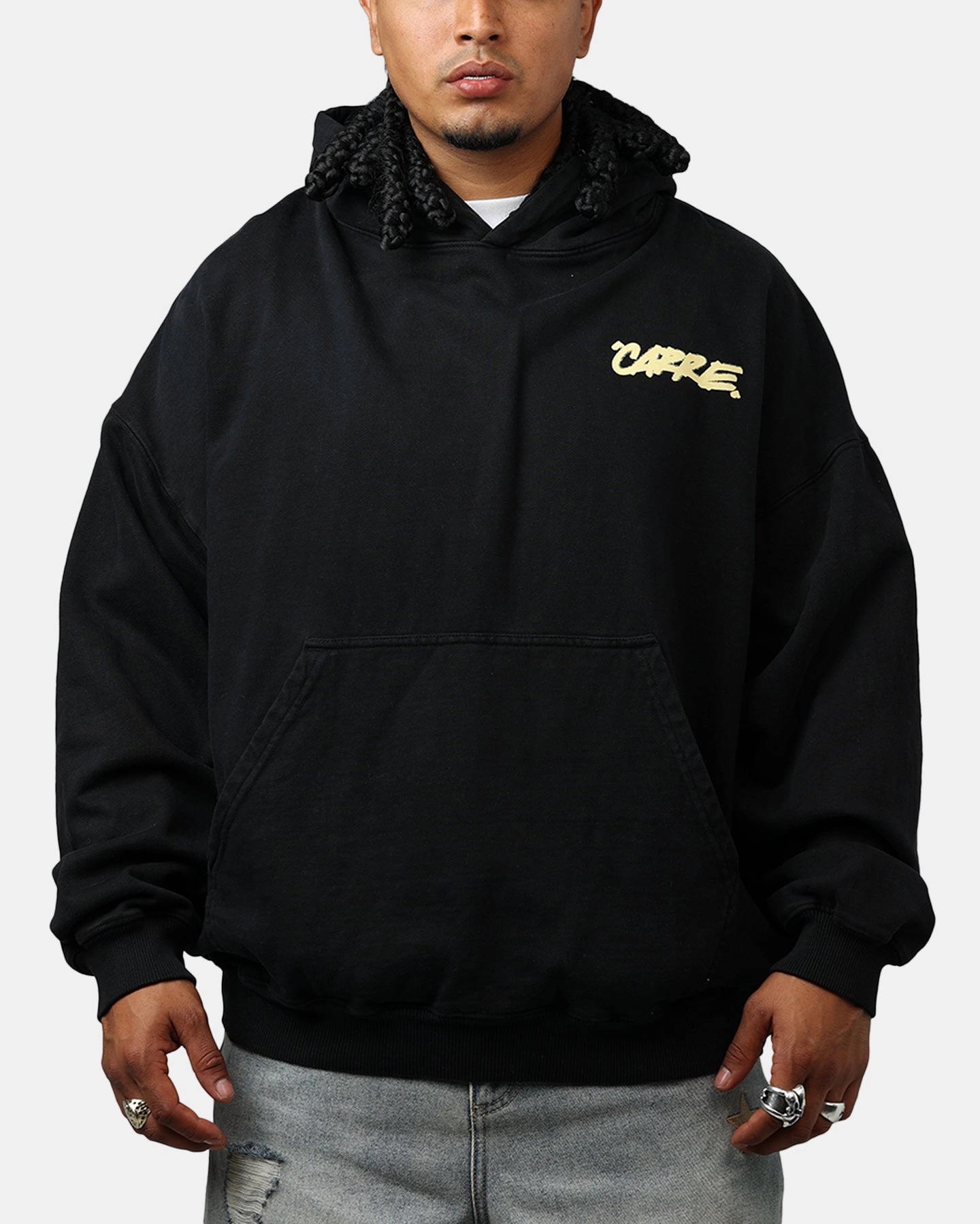 Summer Carre Passport Hoodie Black
