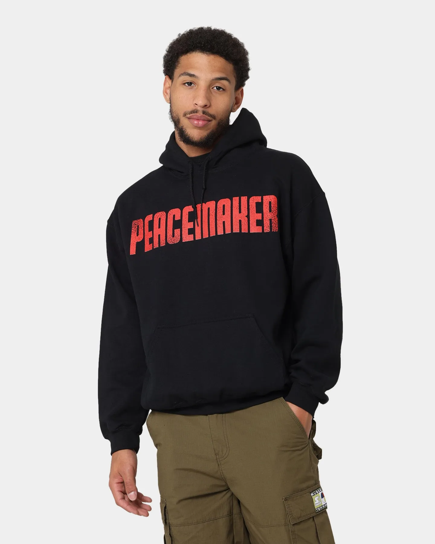 Goat Crew X Peacemaker Peace At Any Cost Hoodie Black suitable for corporate events