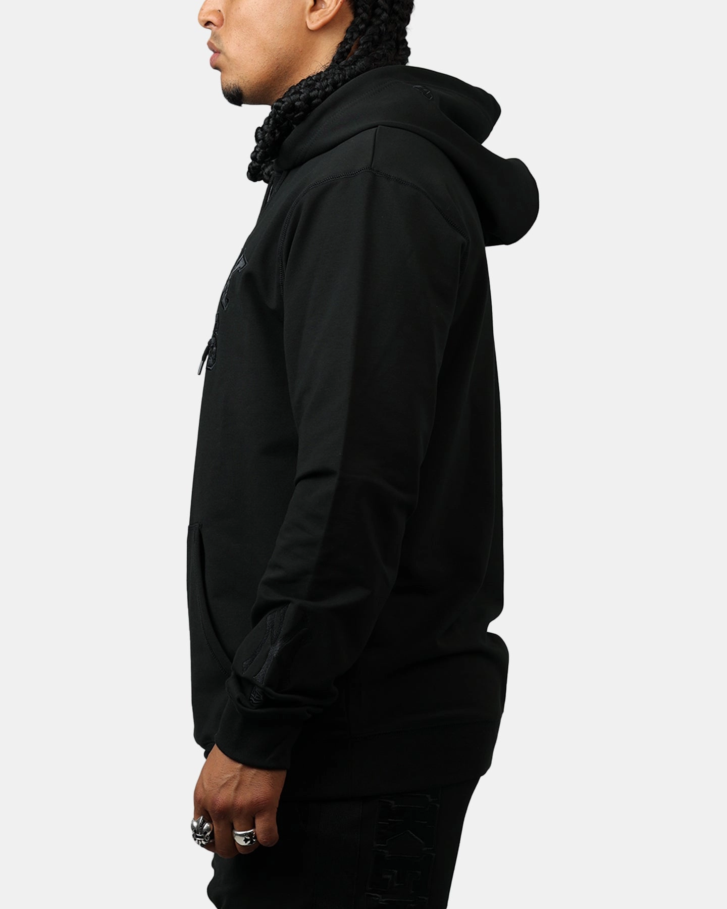 New Era New York Yankees Logo Select Hoodie Black/Black High-Performance Wear Quality Assurance