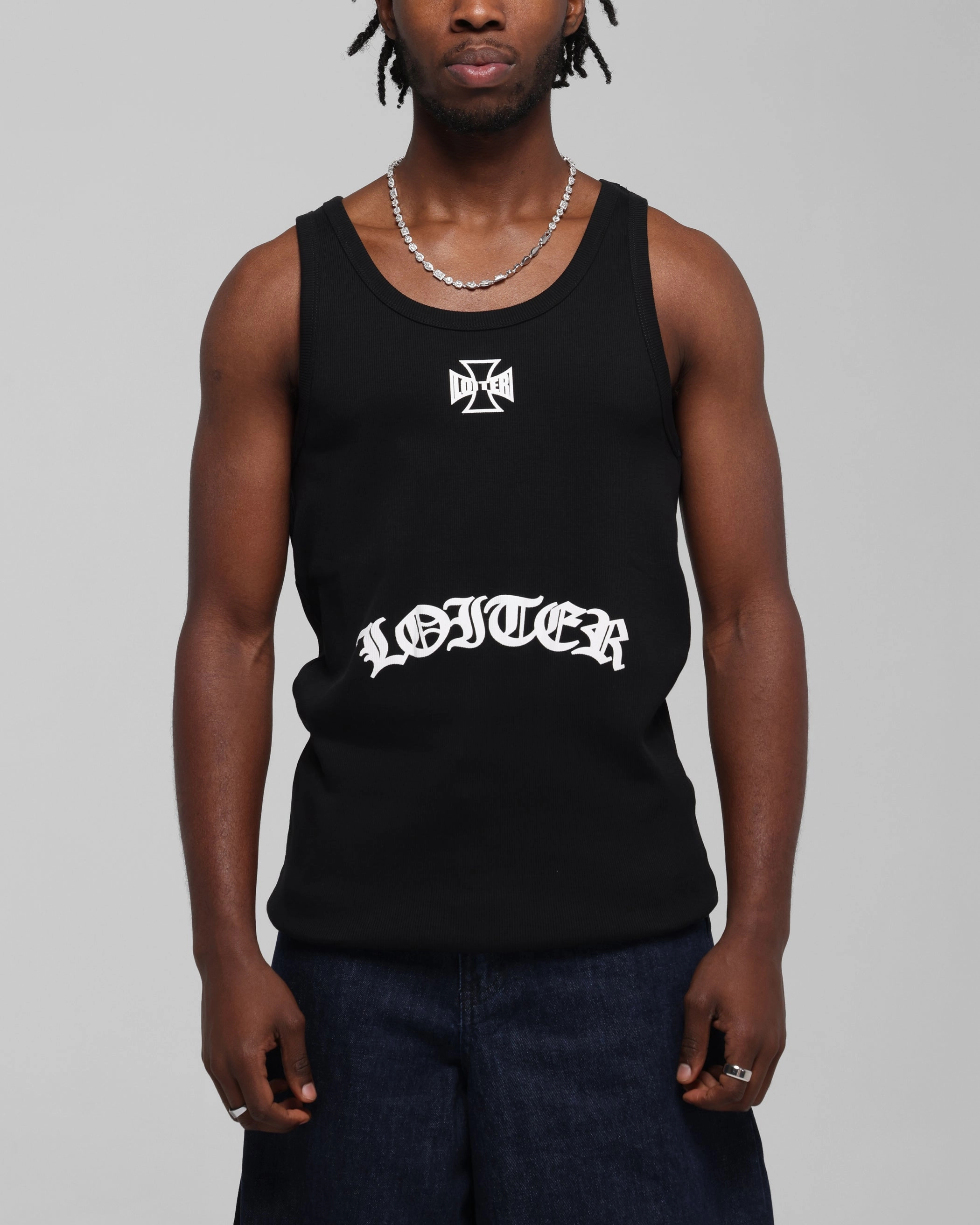 Loiter Gothic Tank Black Weekend Essential
