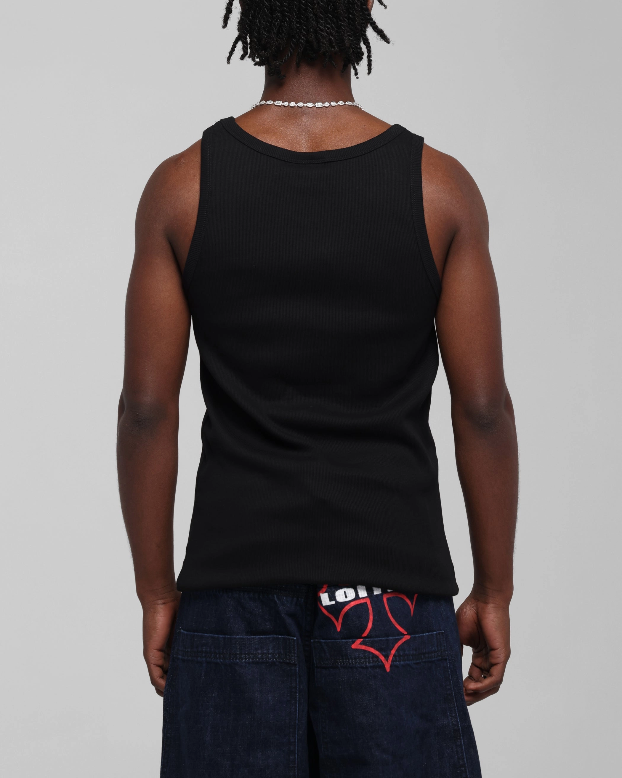 Daily Style Trend Cozy Look Wear Loiter Gothic Tank Black