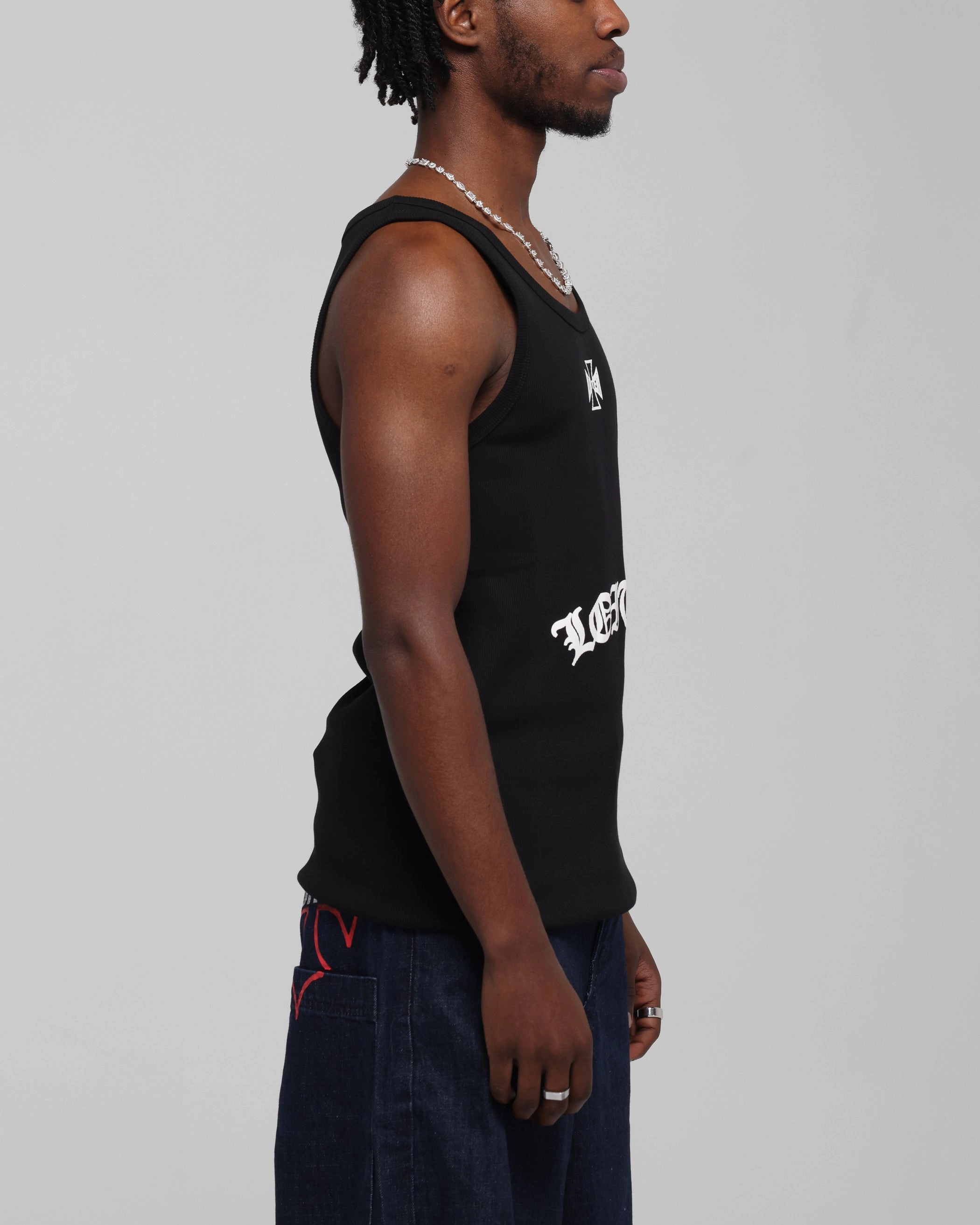 Active Trend Look back to school Loiter Gothic Tank Black