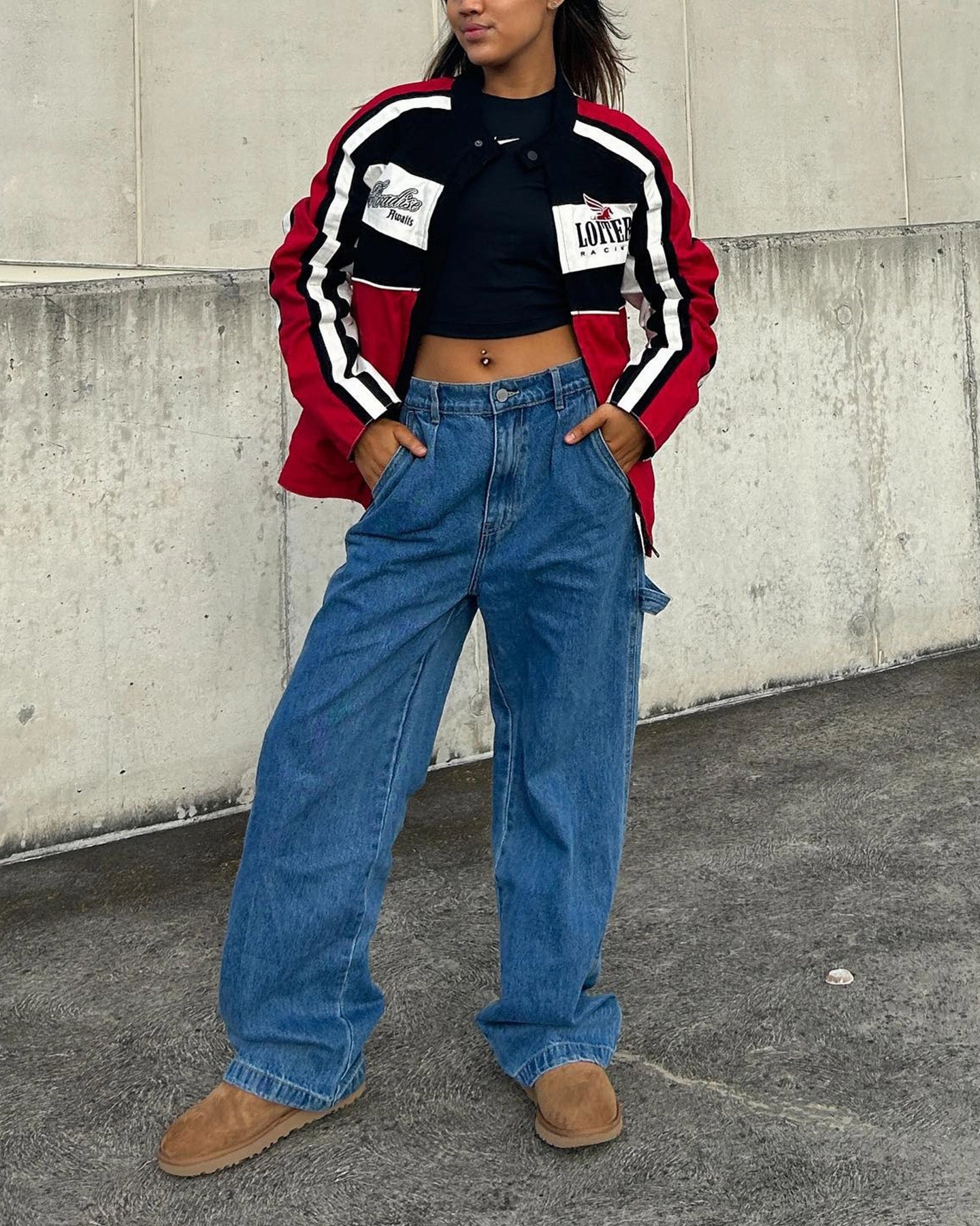 Applaud Loiter Motor Jacket Red