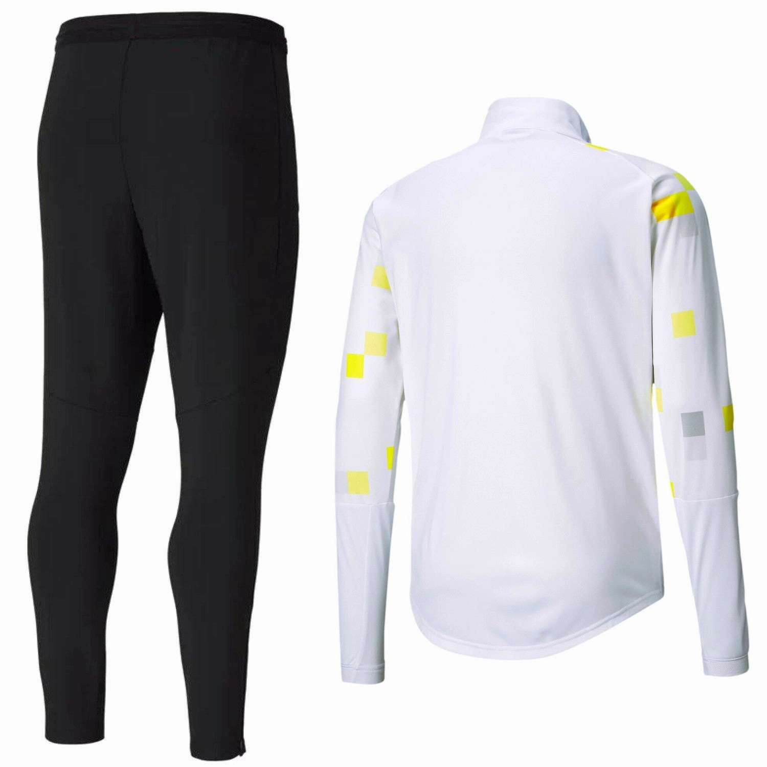 Active Gear BVB Borussia Dortmund white pre-match presentation tracksuit 2020/21 - Puma