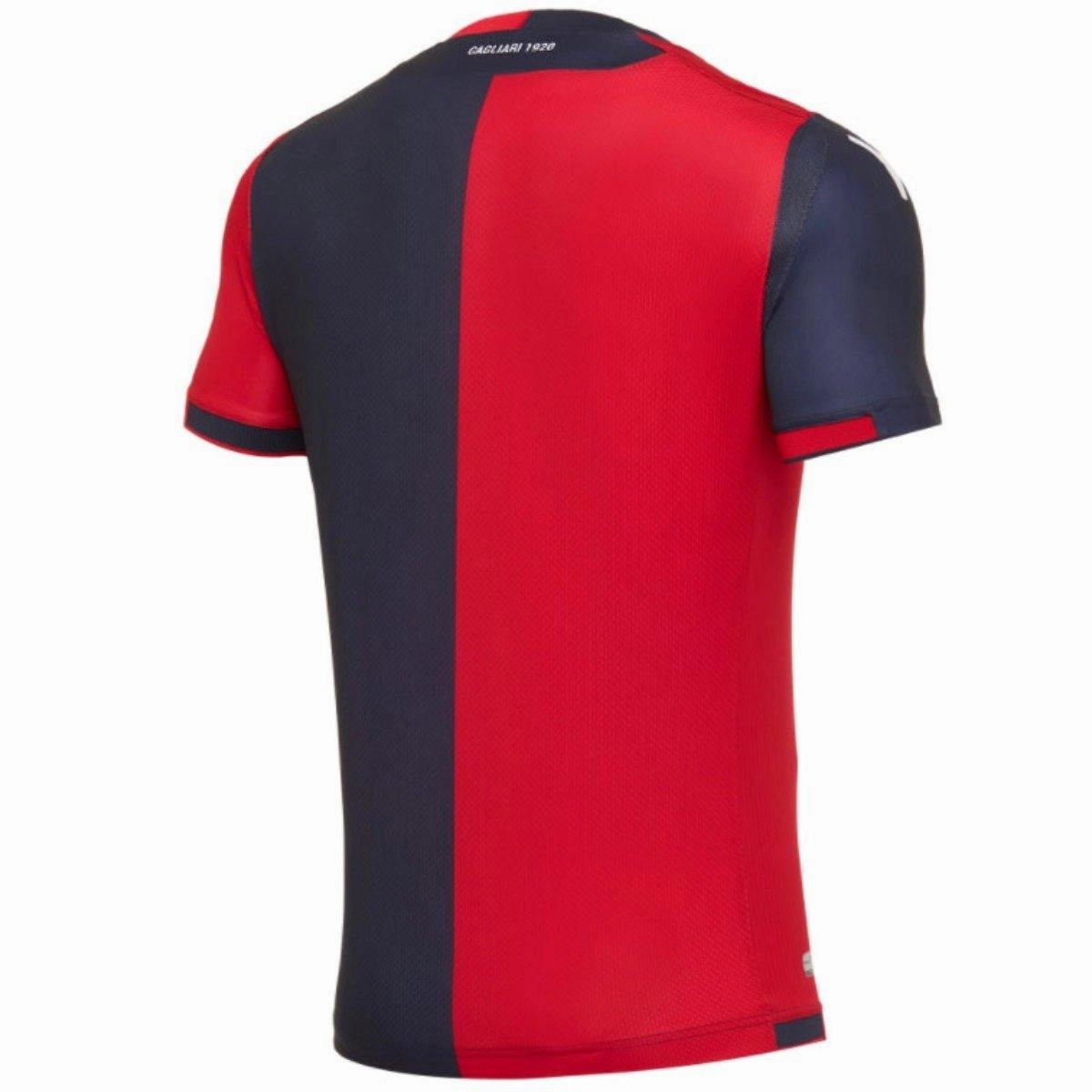 inclusive Cagliari Calcio Home soccer jersey 2017/18 - Macron