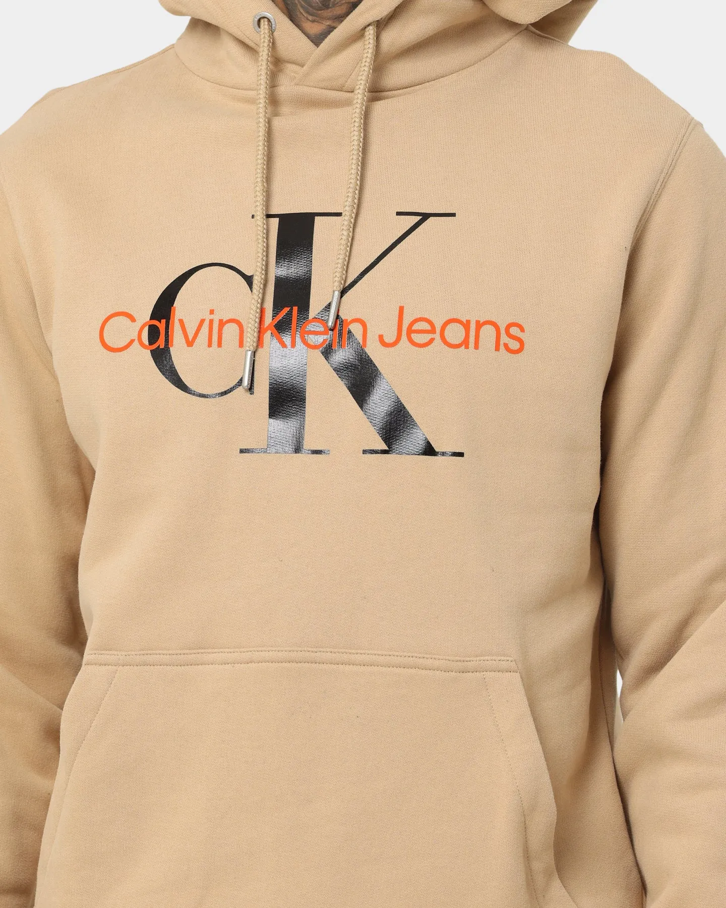 leggings Compact Storage Calvin Klein Monogram Hoodie Tawny Sand/Black