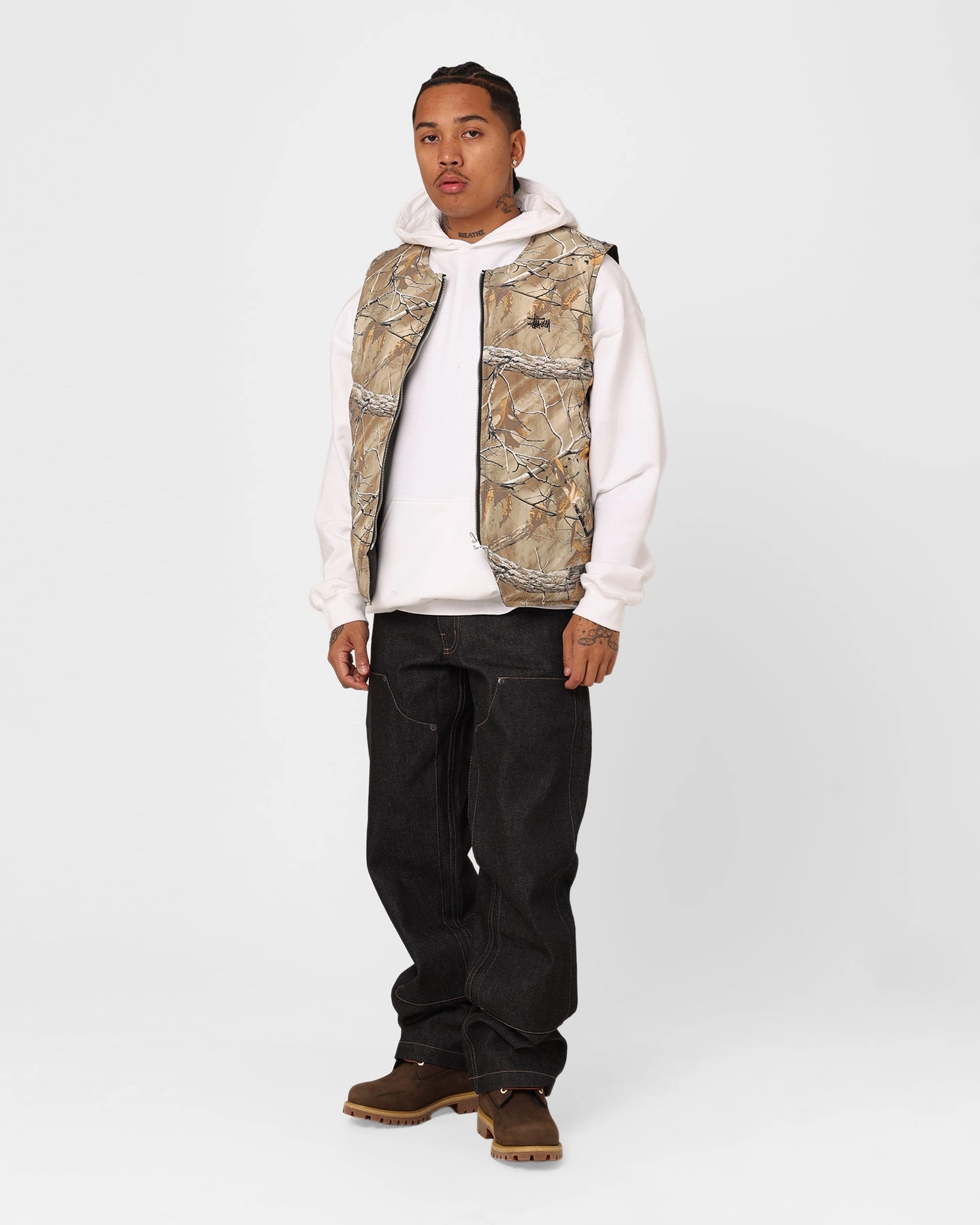 Trail Use Stussy Real Tree Camo Reversible Vest Real Tree Camo