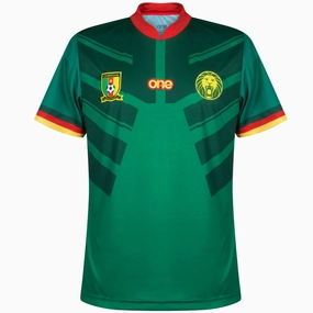 Water-resistant Cameroon national team Home soccer jersey 2022/23 - One
