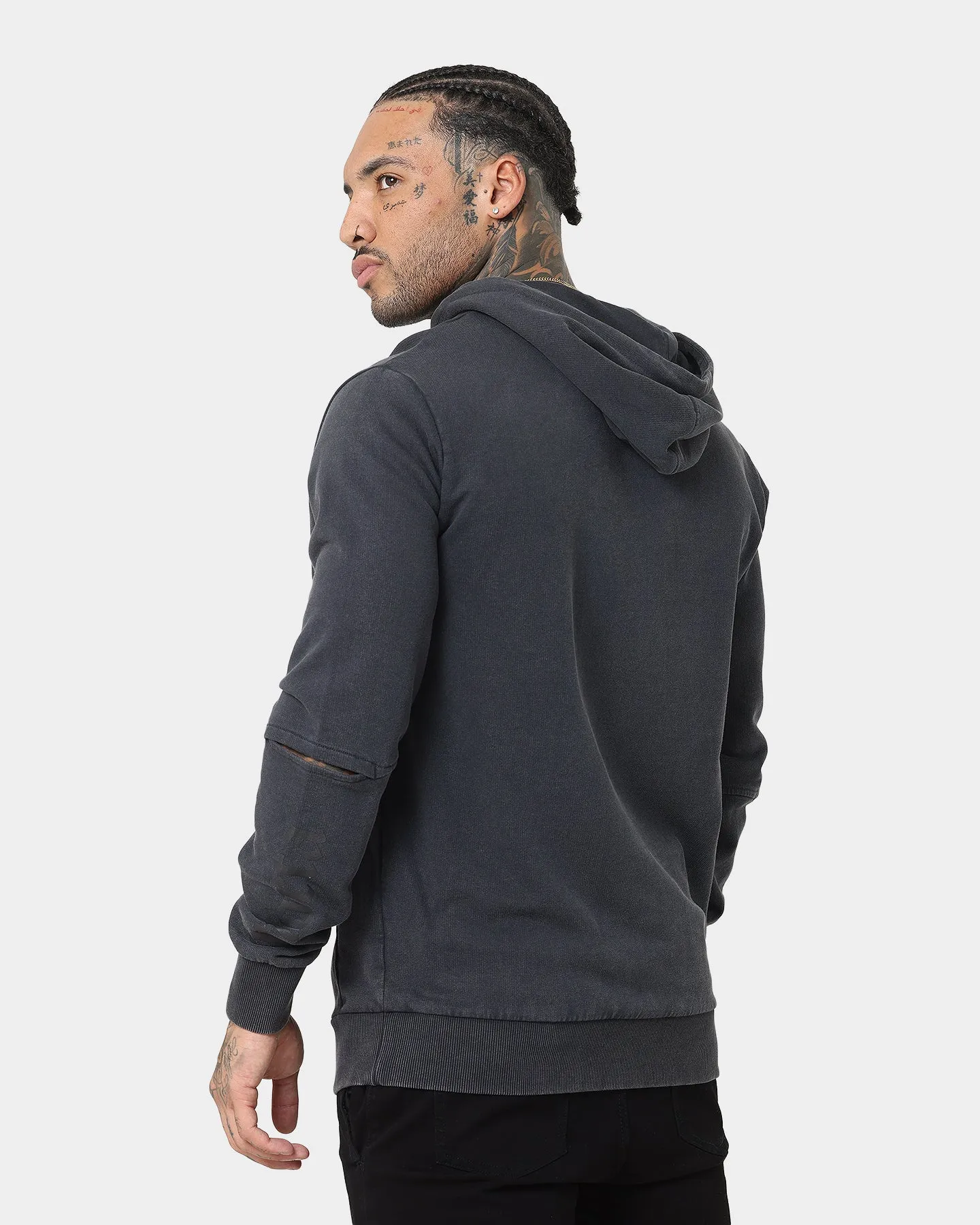 Core Look Saint Morta Gothica New Age Hoodie Vintage Black