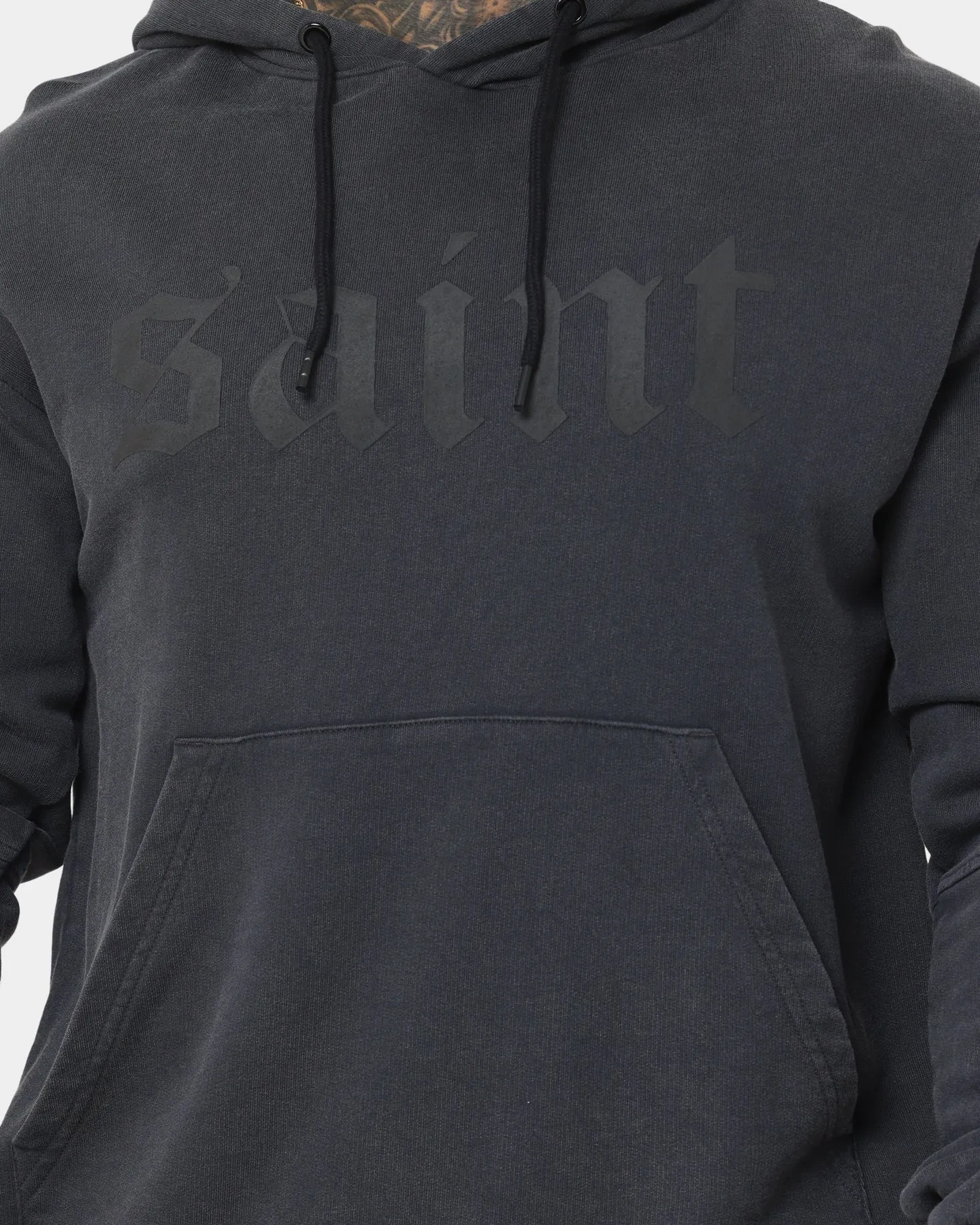 Saint Morta Gothica New Age Hoodie Vintage Black Quick Dry Coating