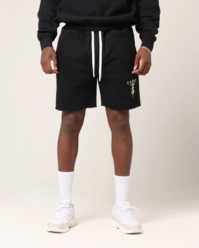 Saint Morta Daggers Sweat Shorts Black/Gold sophisticated appearance Chill Look