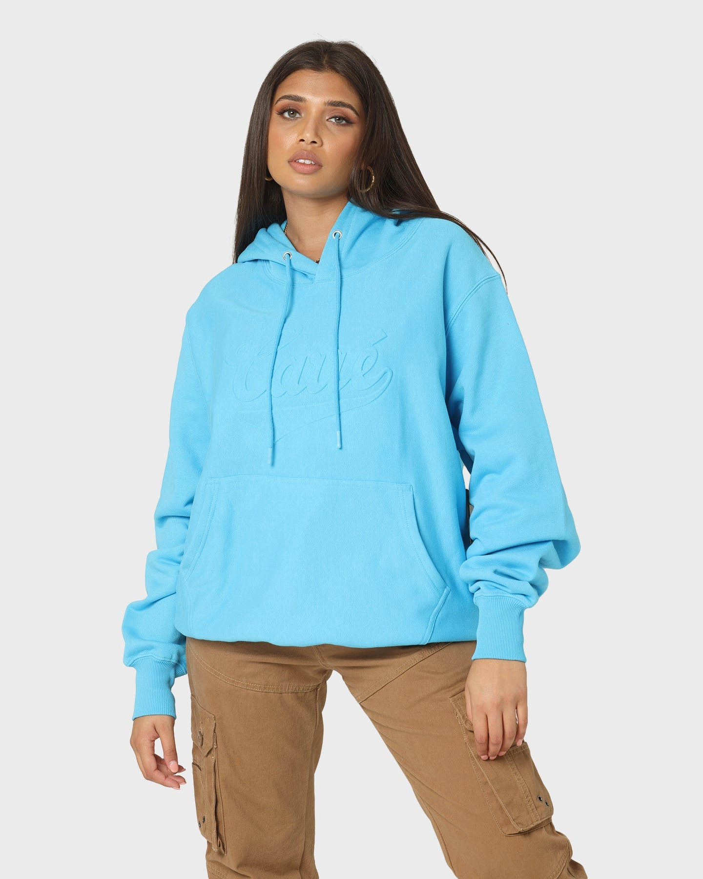 Noise Free Fabric Chemistry Carre Forme CLS Hoodie Baby Blue