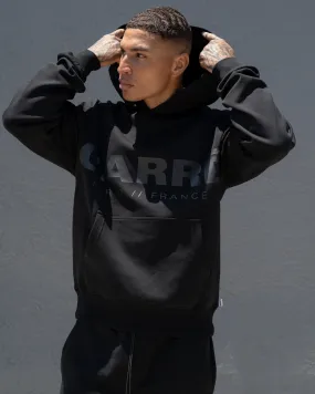Non Restrictive Fit Carre Premium Motion Hoodie Black