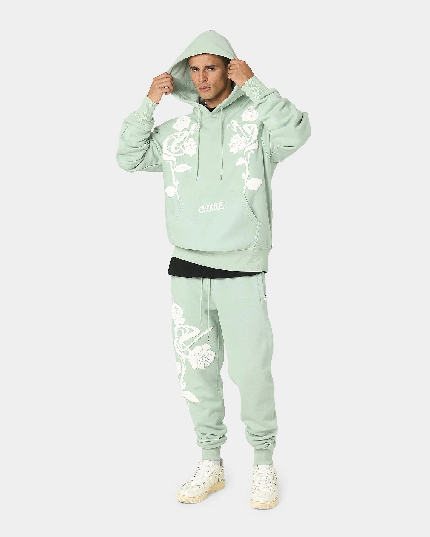 Carre Tourbillion CLS Hoodie Sage thrift - store find Suggestion