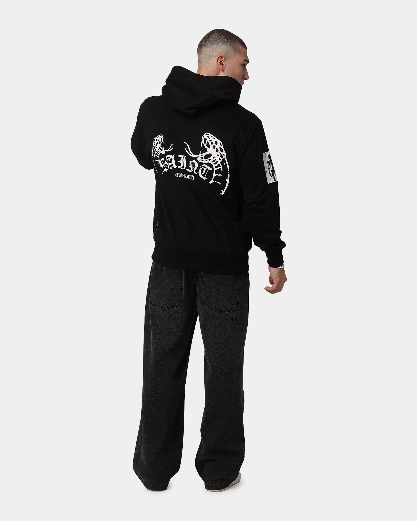 Ergonomic Seams Clue Saint Morta Apocalypse Hoodie Black