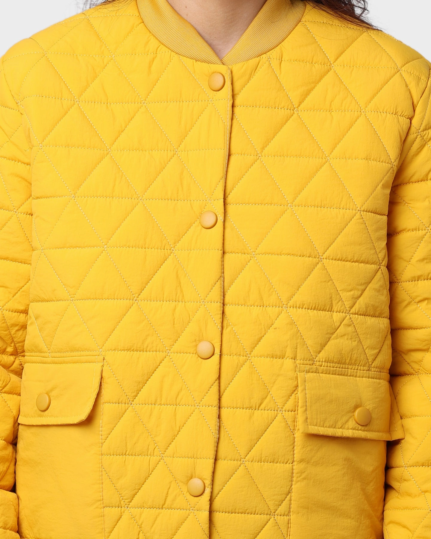 XXIII Monclova Quilted Jacket Yellow Storm Shield