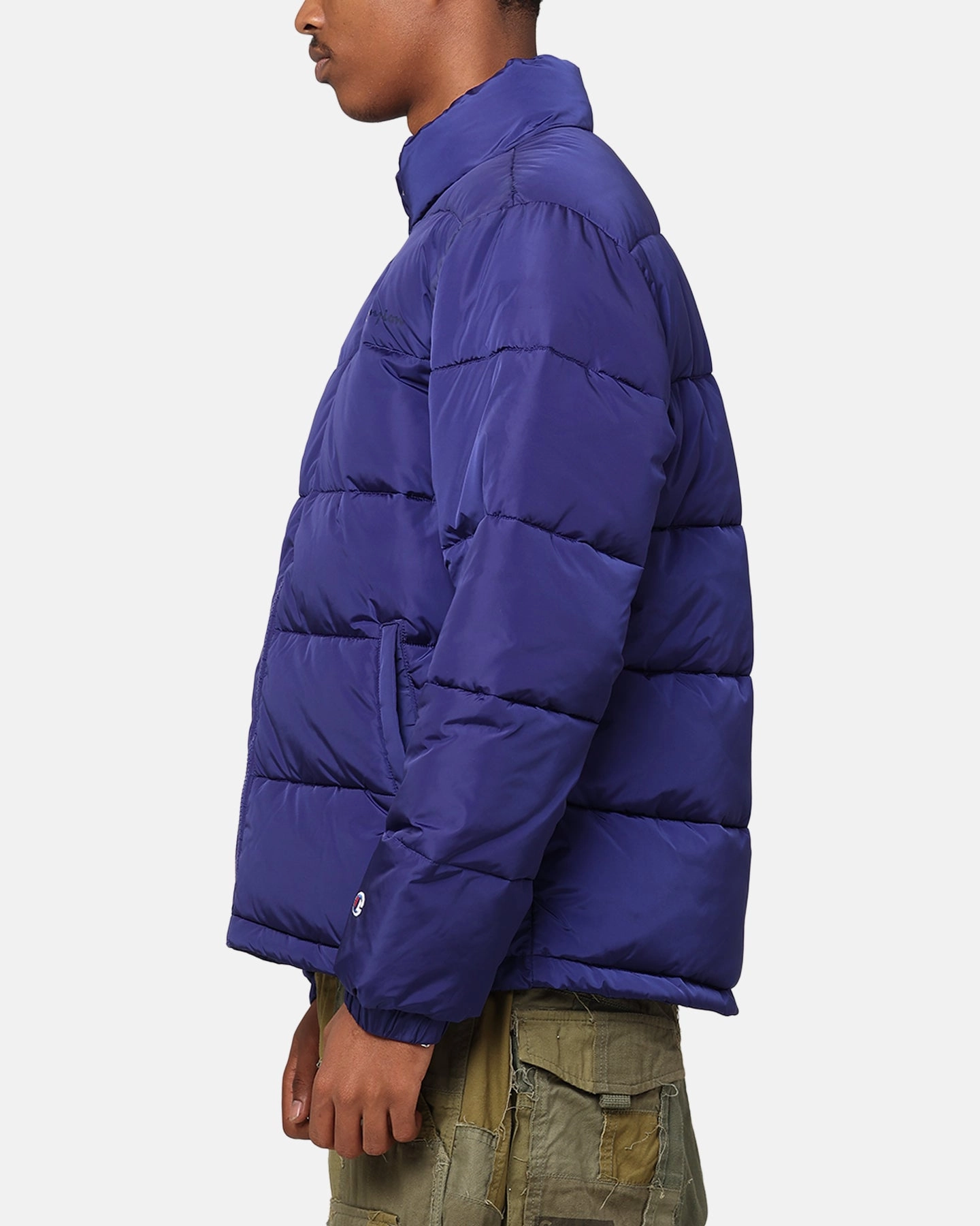 Champion Rochester Padded Puffer Jacket Chaouen Cobalt Comb