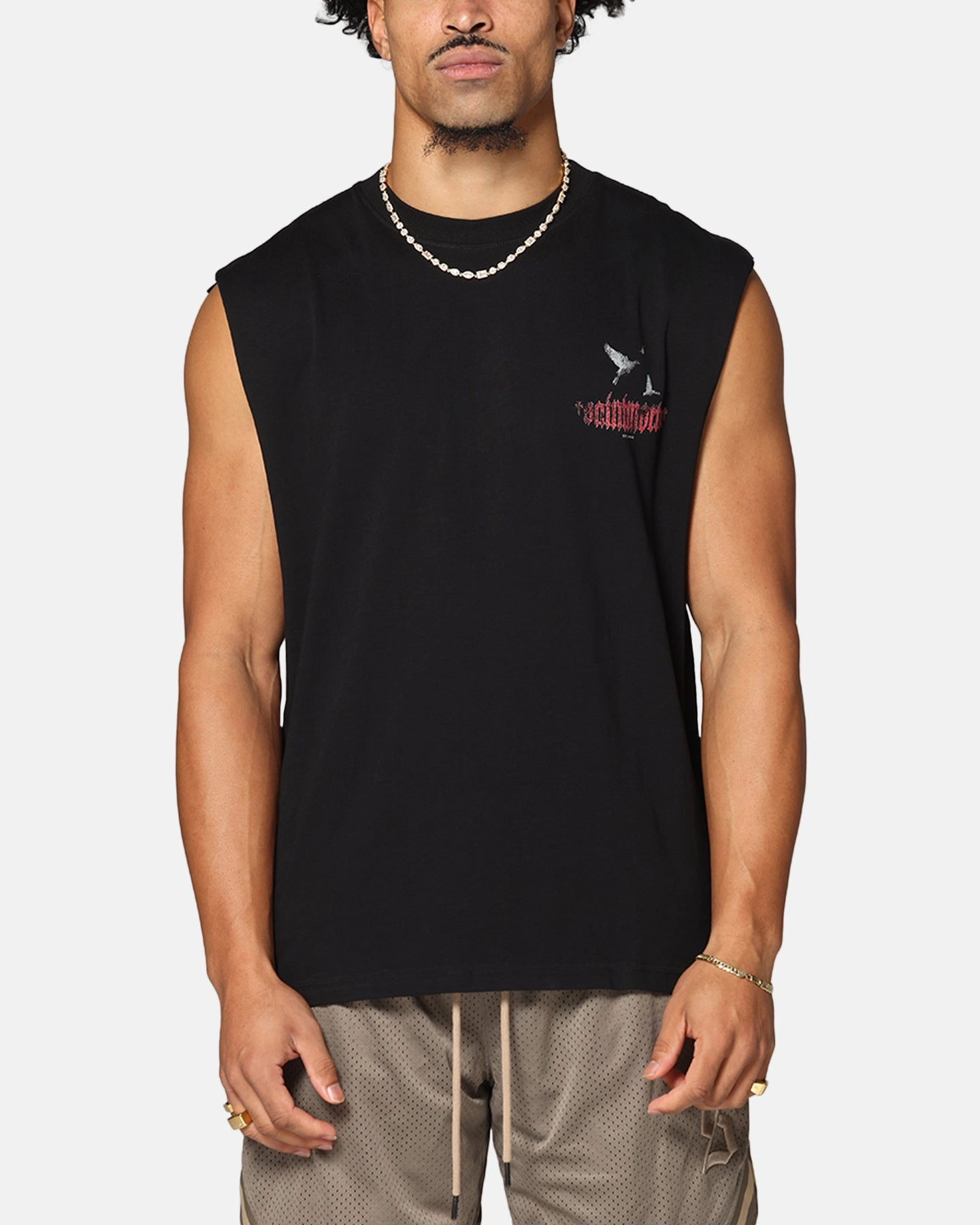 weekday wear Saint Morta Amorfati Oversized Muscle T-Shirt Black