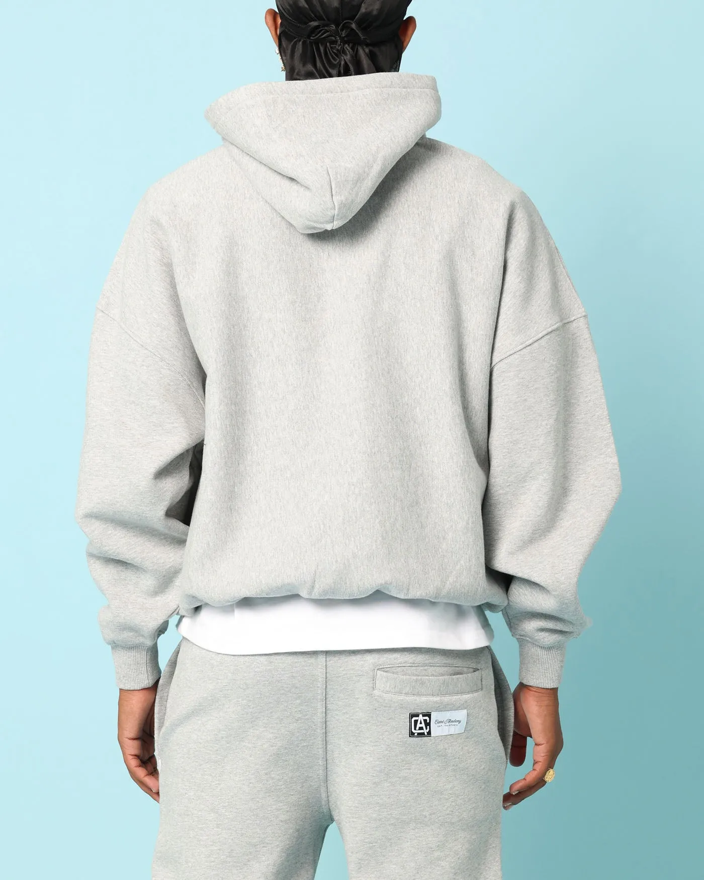 mid-length Dive Carr?? Academy Oversized Hoodie Grey Marle