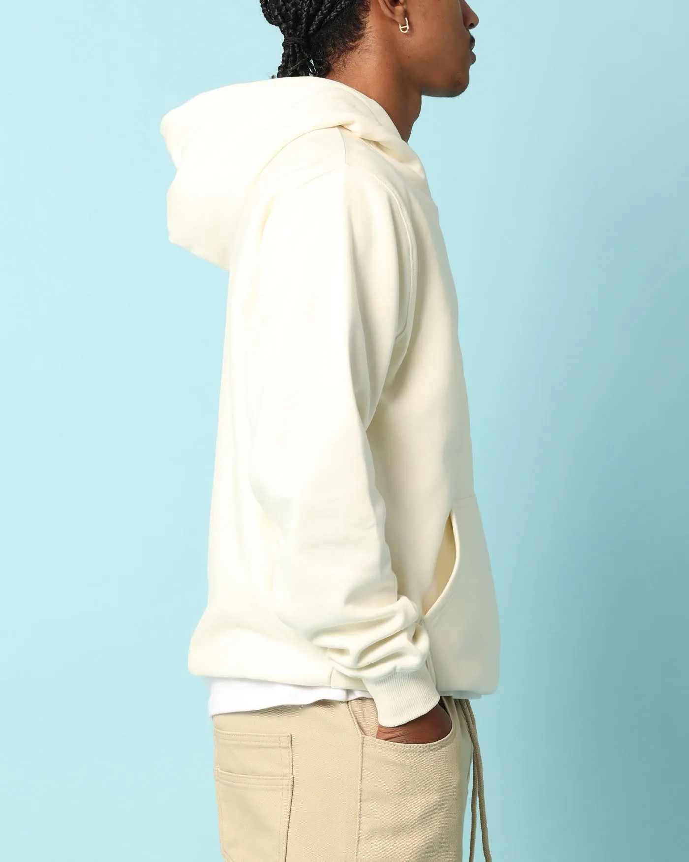 Carr?? Club Carr?? Classic Hoodie Off White Wind Resistant Design Jump