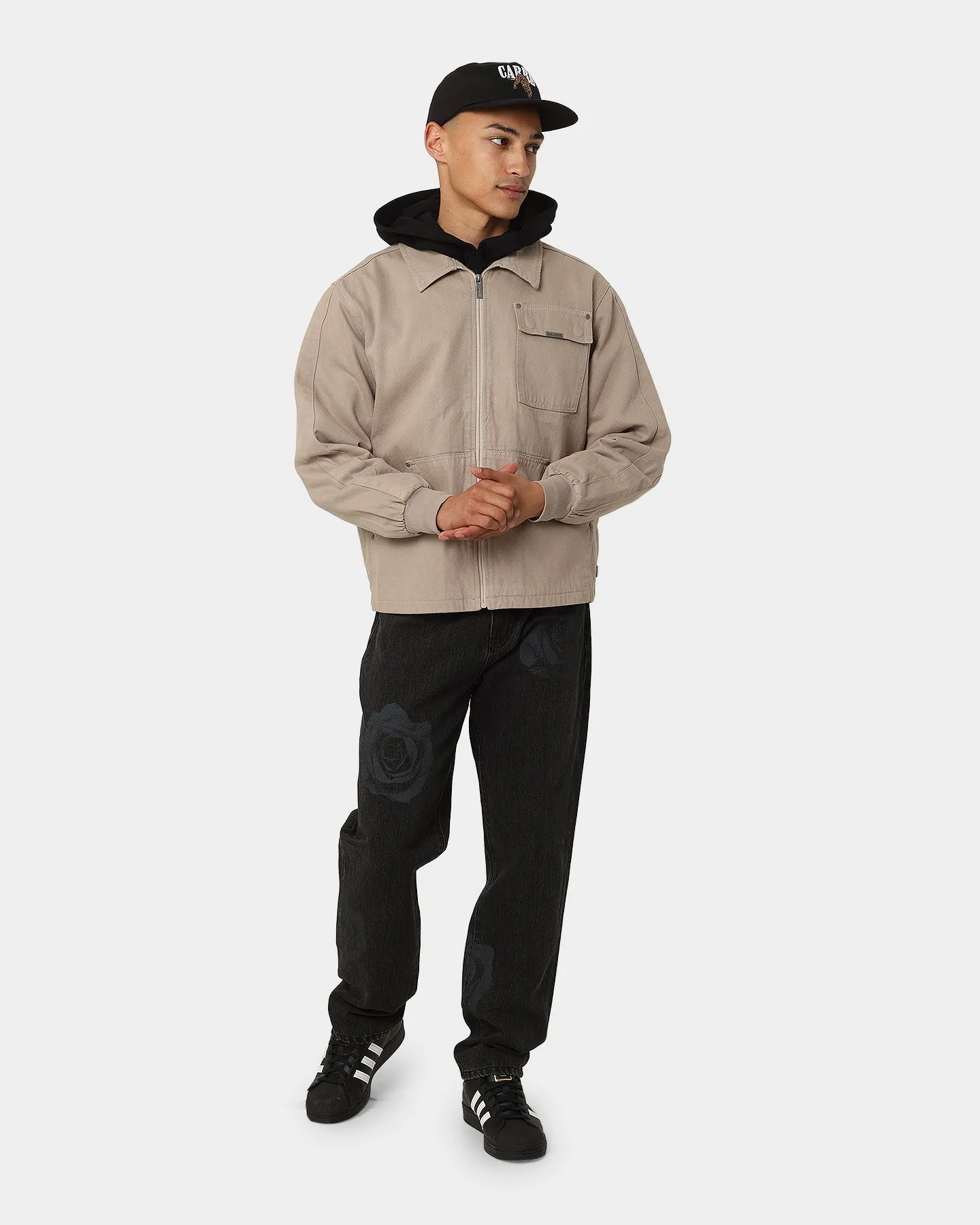 Sporty Look suitable for religious ceremonies Carr?? Construct Work Jacket Stone