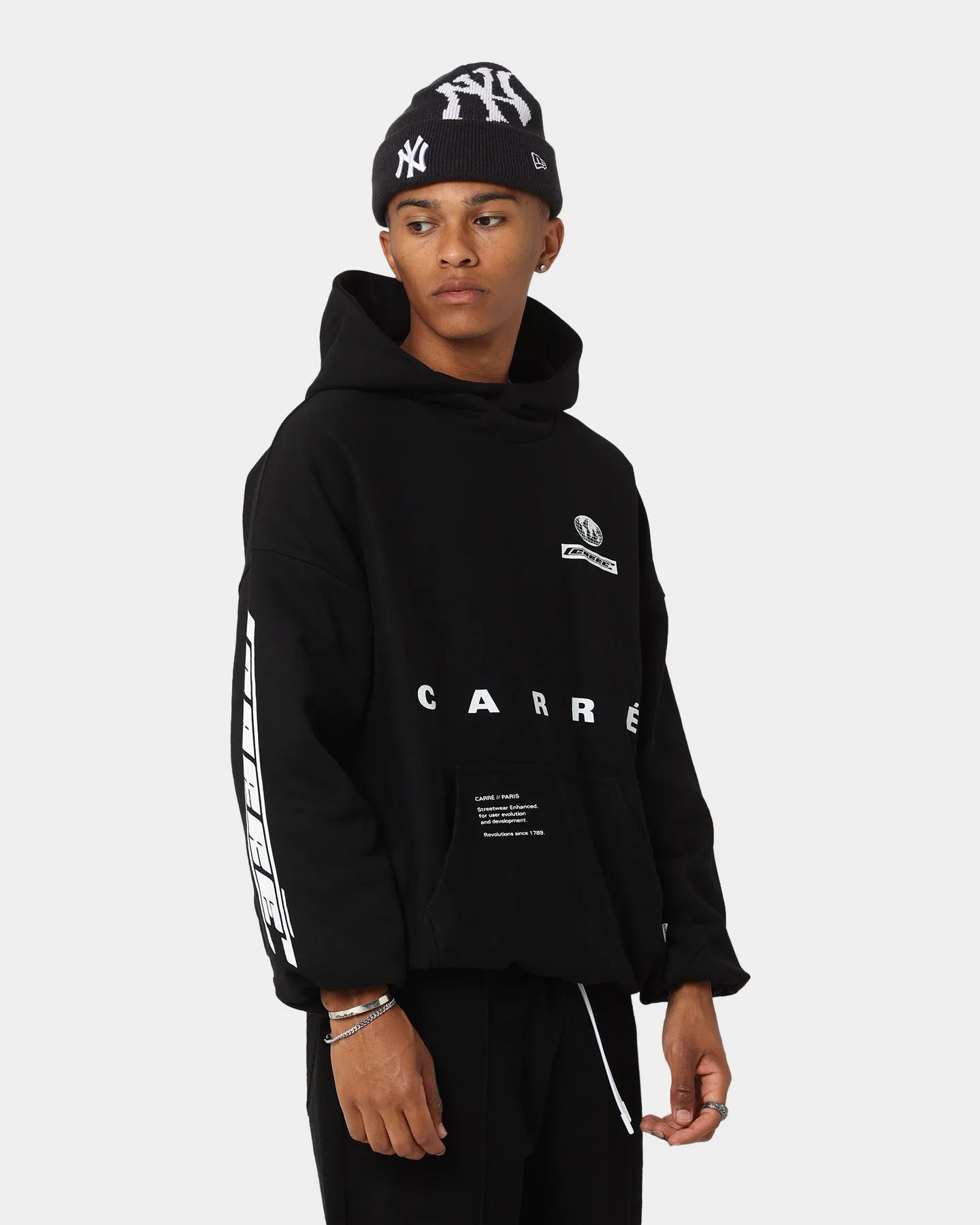 Functional Outerwear Carr?? Enhanced Oversized Superior Hoodie Black
