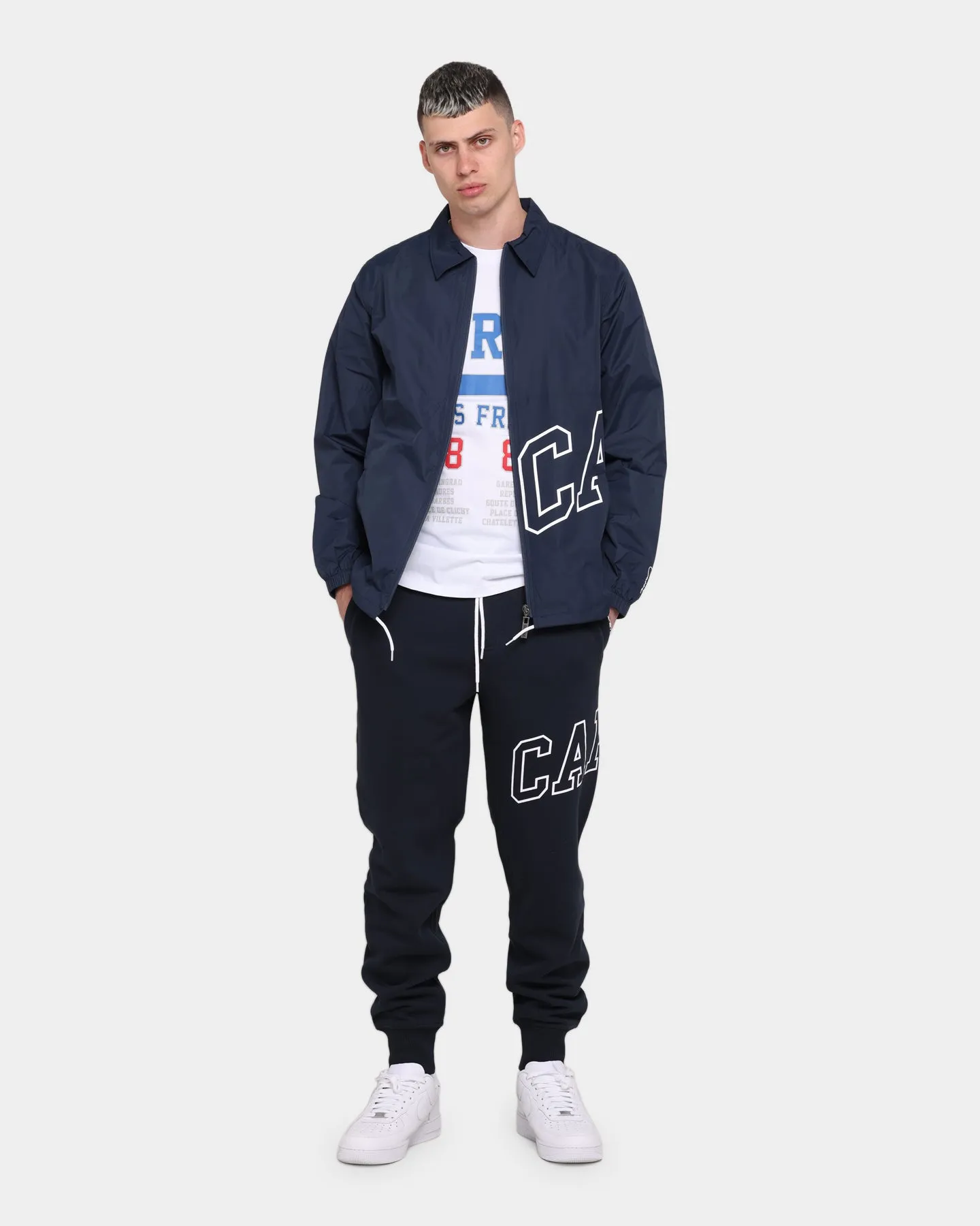 Carr?? Enorme Coach Jacket Navy Handmade