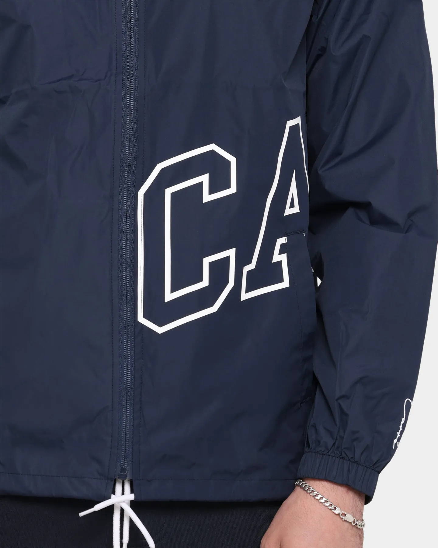 Outdoor Ease Carr?? Enorme Coach Jacket Navy