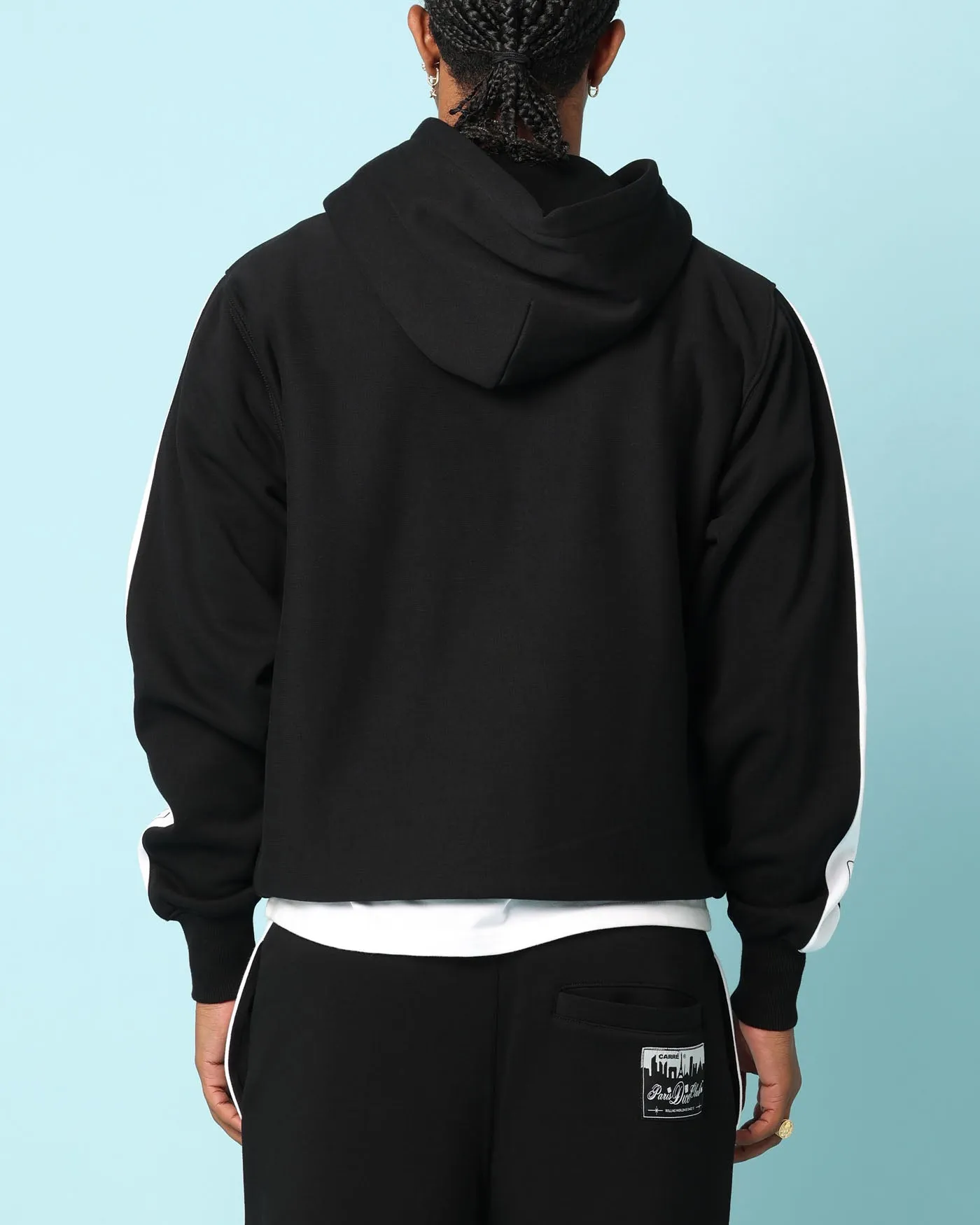 Grid Backlined Interior Carr?? High Roller Oversized Hoodie Black
