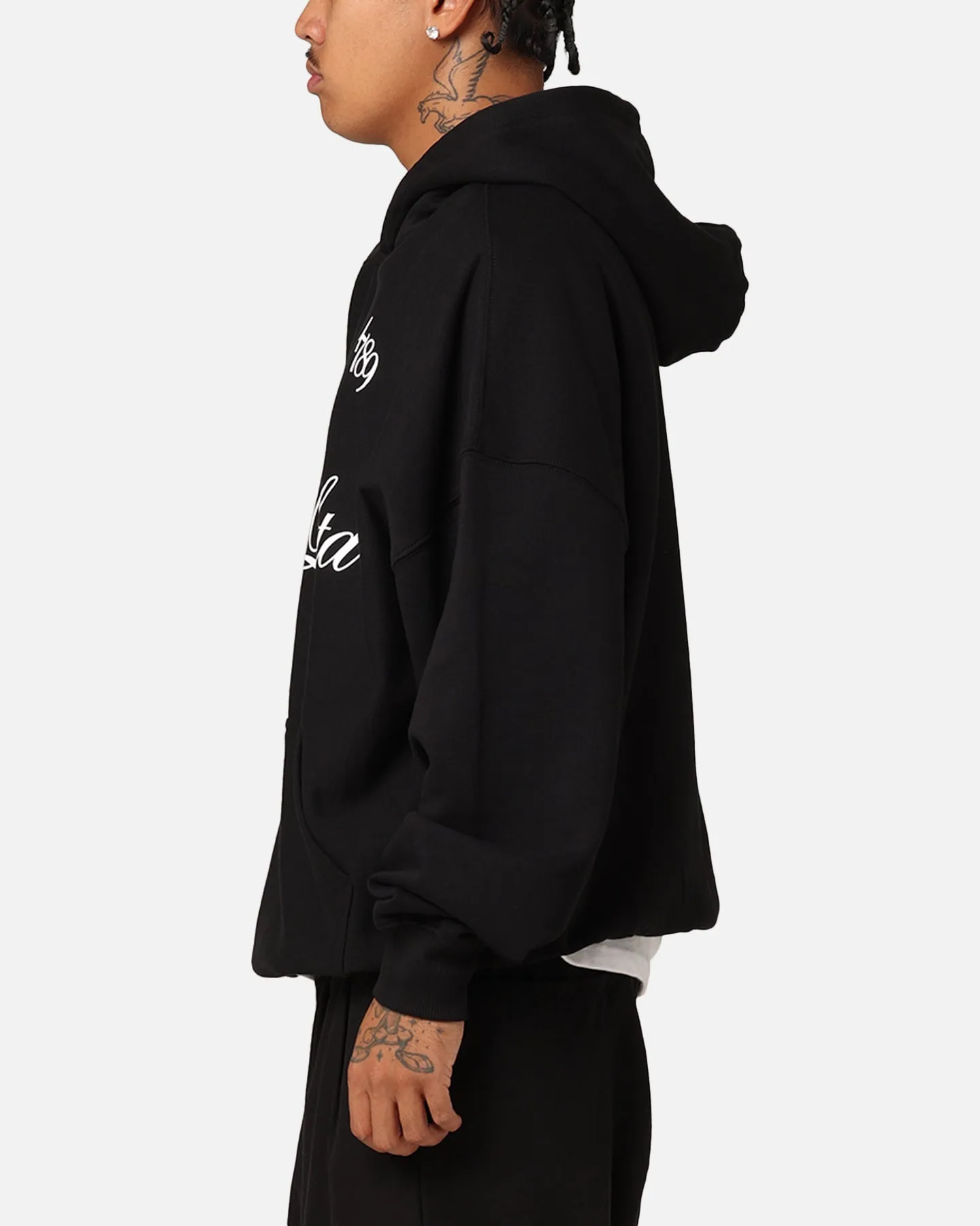 Taste Carr?? Le' Form Oversized Hoodie Black