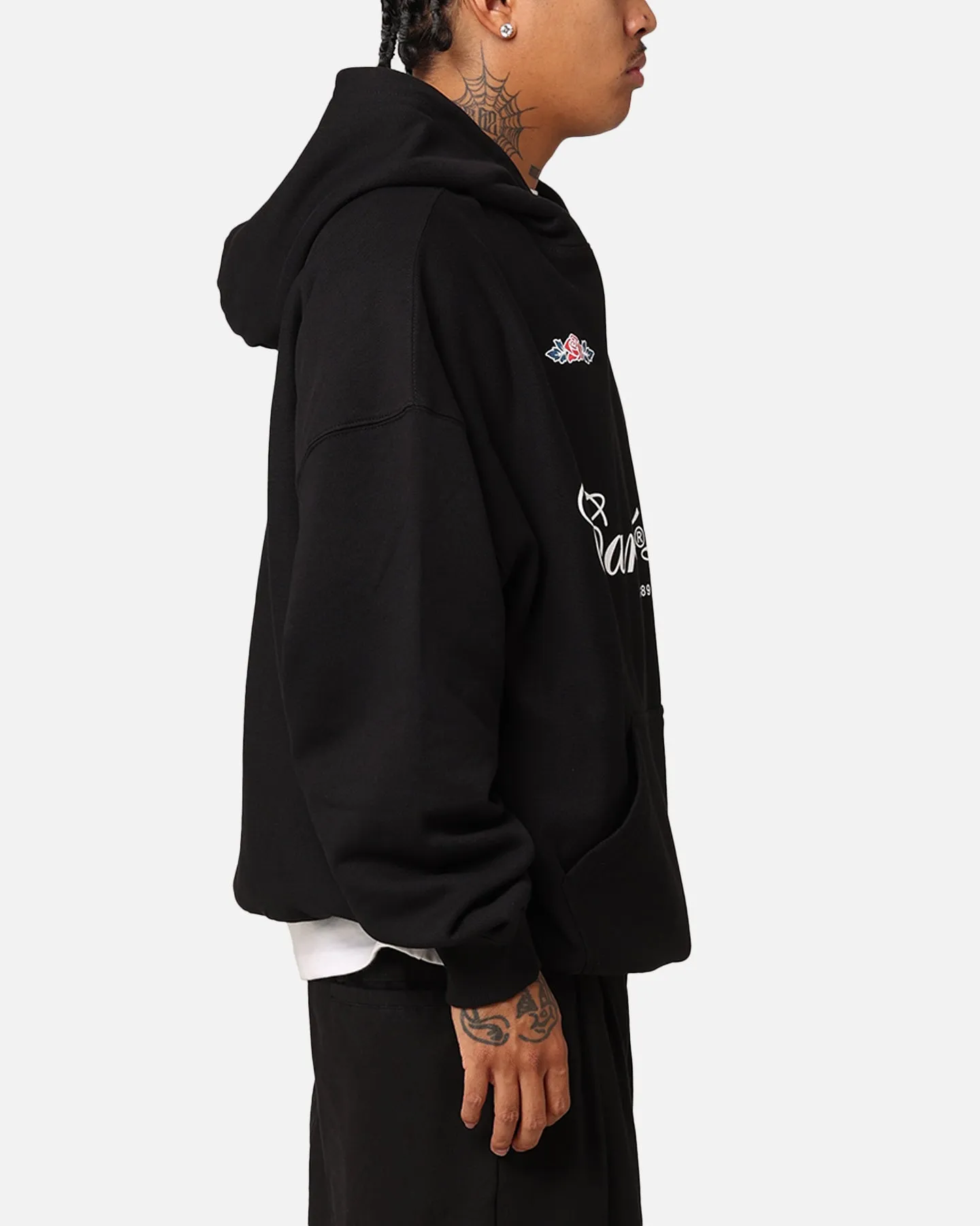 Carr?? Le' Form Oversized Hoodie Black High-Tech Jacket