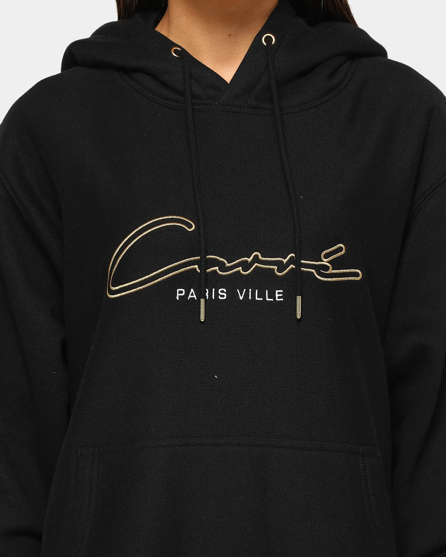 short sleeved Carr?? Men's Paris City Classique Hoodie Black/Gold