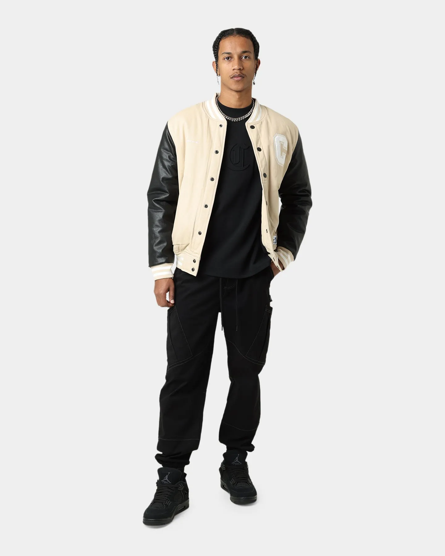 Circumstance Secure Storage Carr?? MVP Varsity Jacket Stone/Black