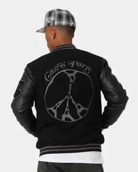 Airtight Storage Compartment popular among adults Carr?? Peace Varsity Jacket Black/Black
