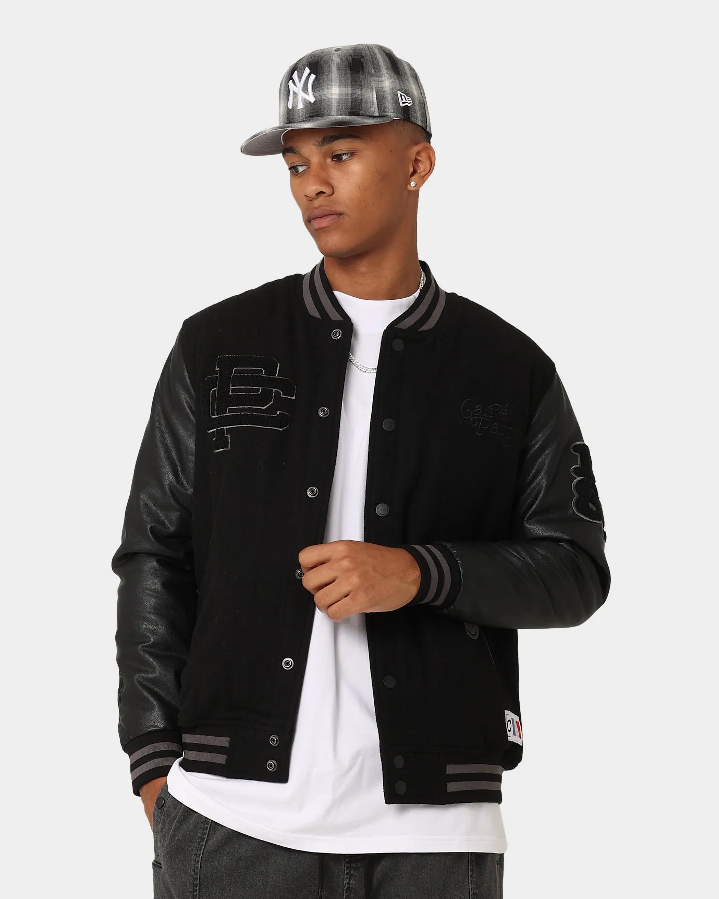 Carr?? Peace Varsity Jacket Black/Black Odor Resistant