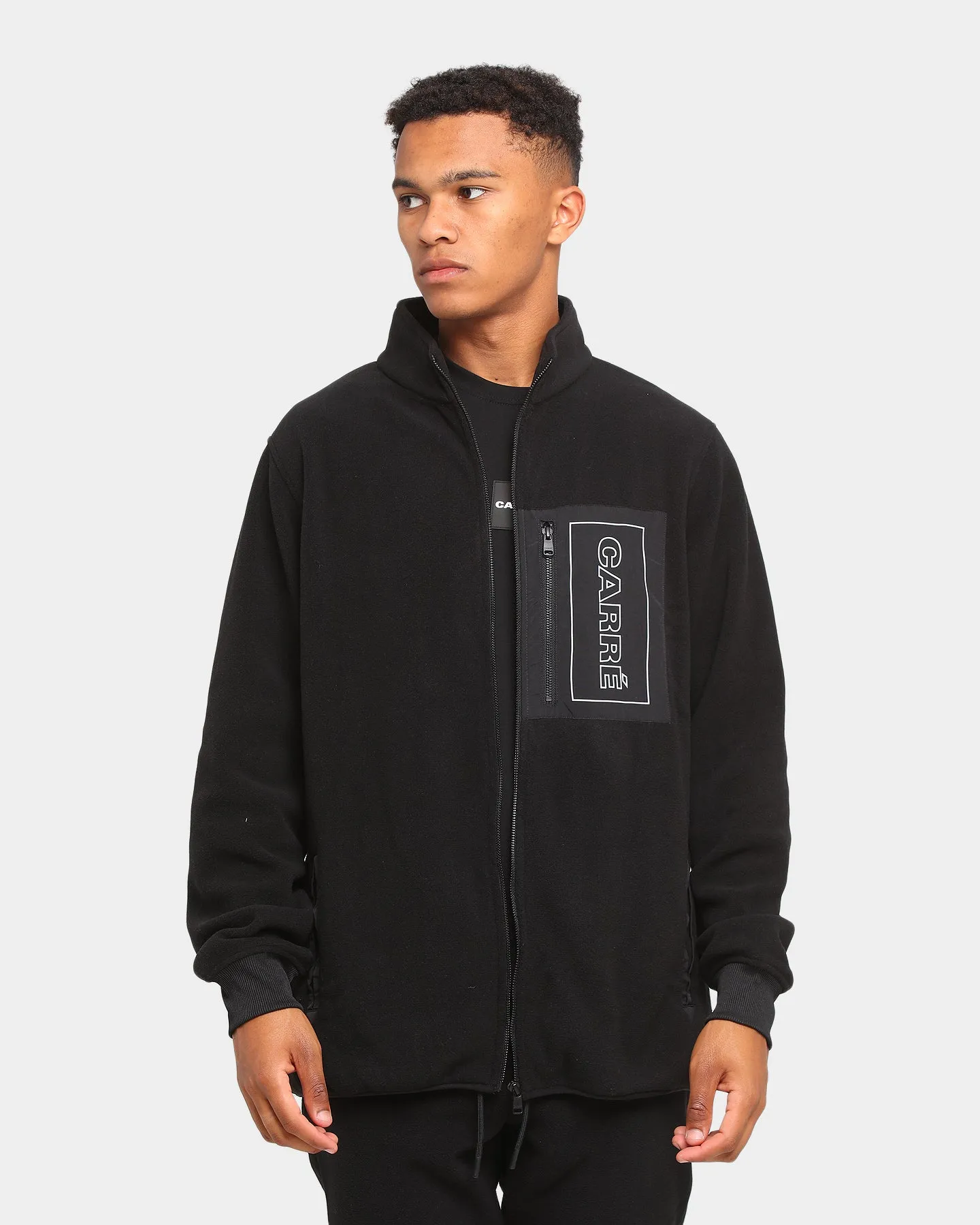 Ultra Thin Insulation Music Carr?? Polaire Jacket Black