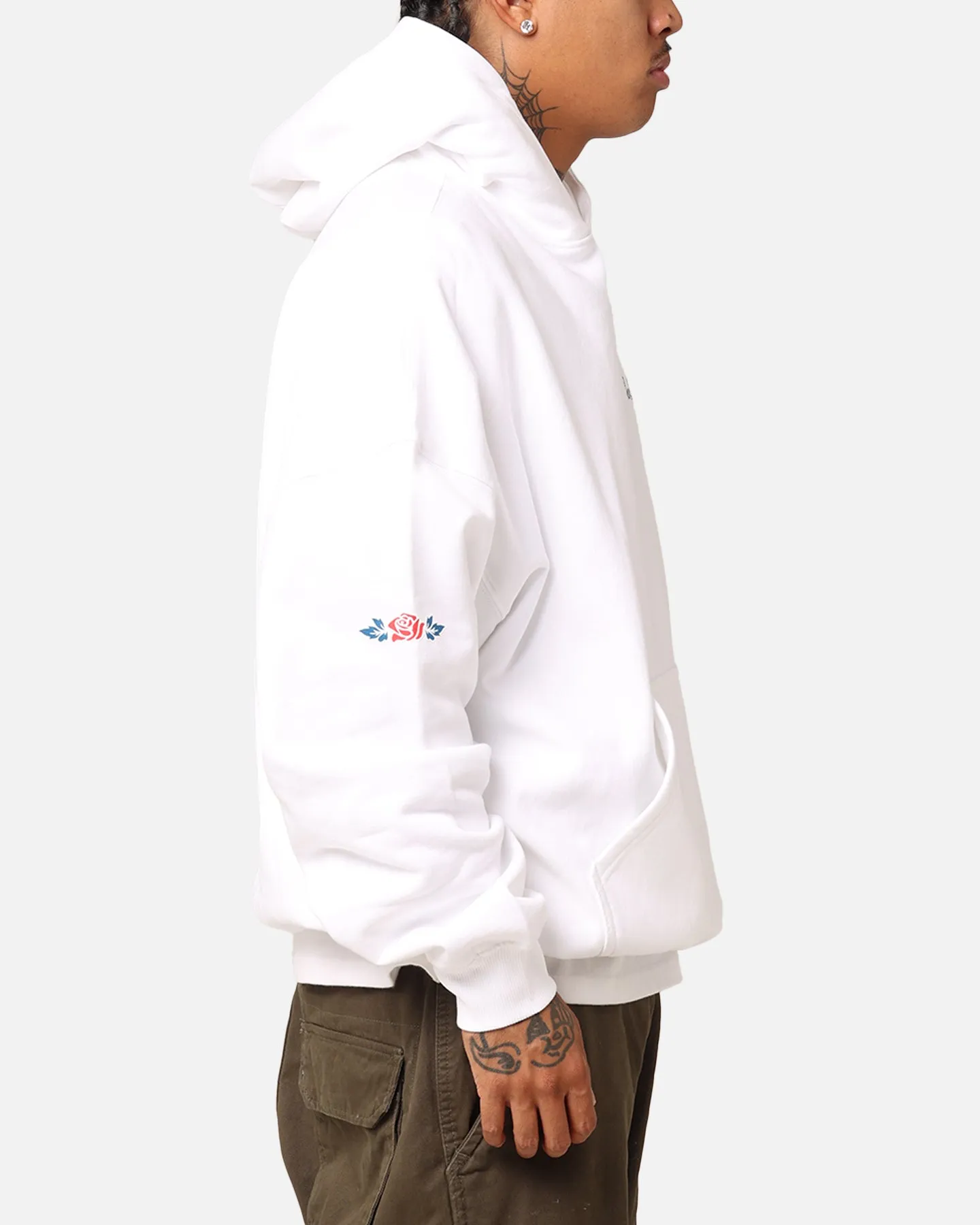 Carr?? Rosebud Oversized Hoodie White Connect