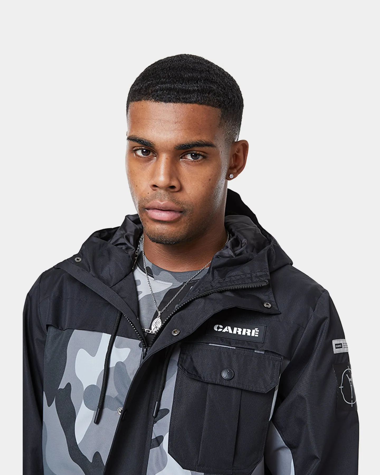 Carr?? Utilitaire Windbreaker Black Camo City
