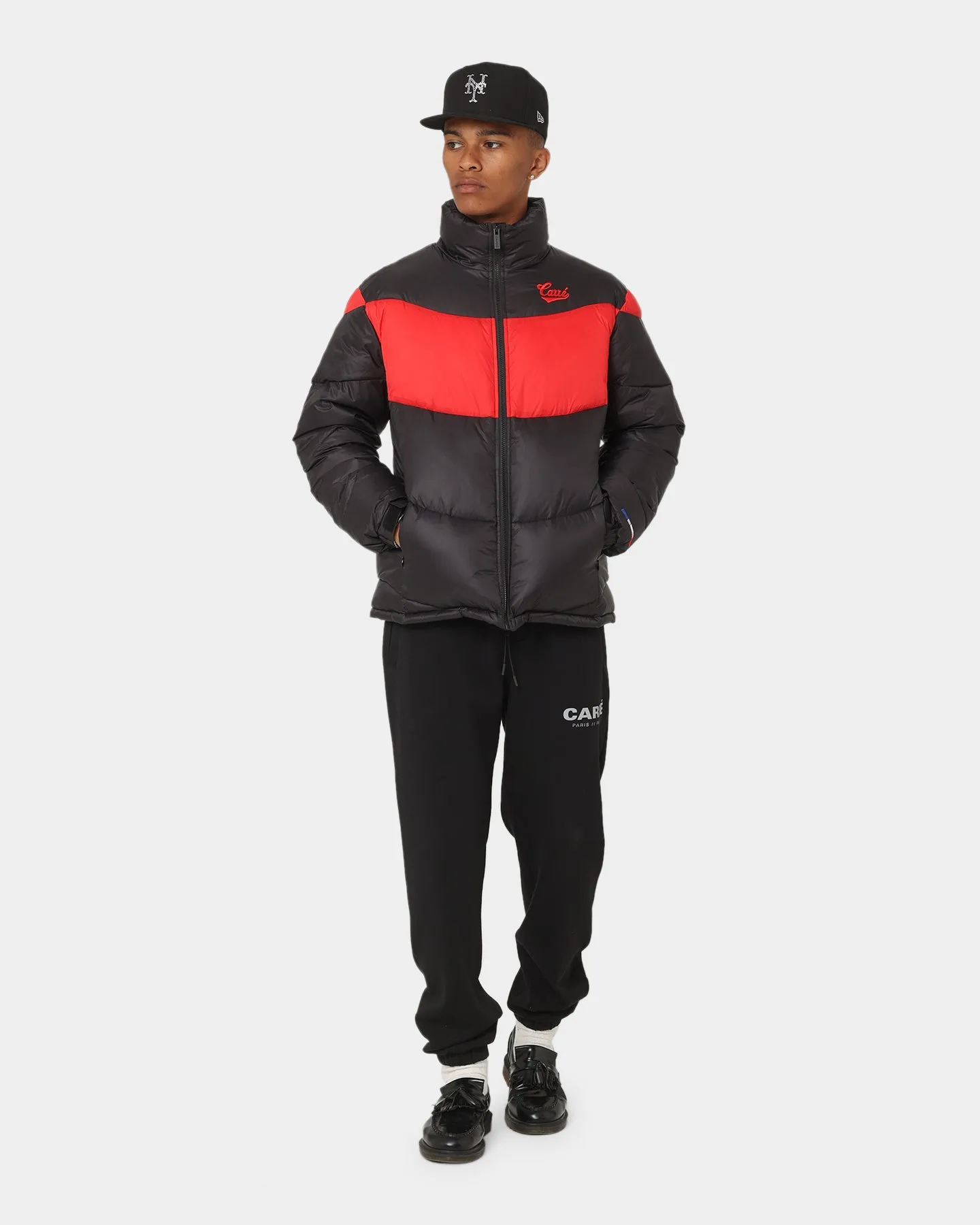 Summer Carr?? Wave Puffer Jacket Black/Red