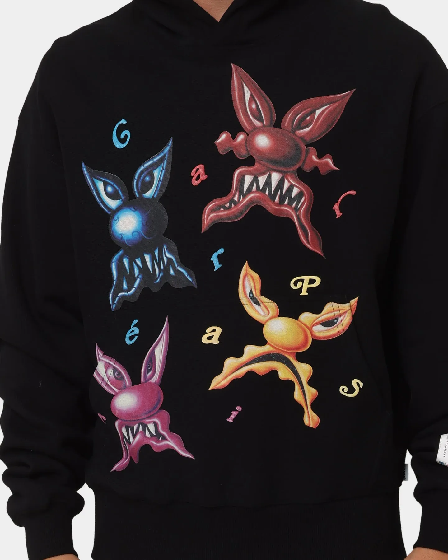 Temperature Adaptive Fabric Opportunity Carr?? X Kenny Scharf Meanie Oversized Hoodie Black