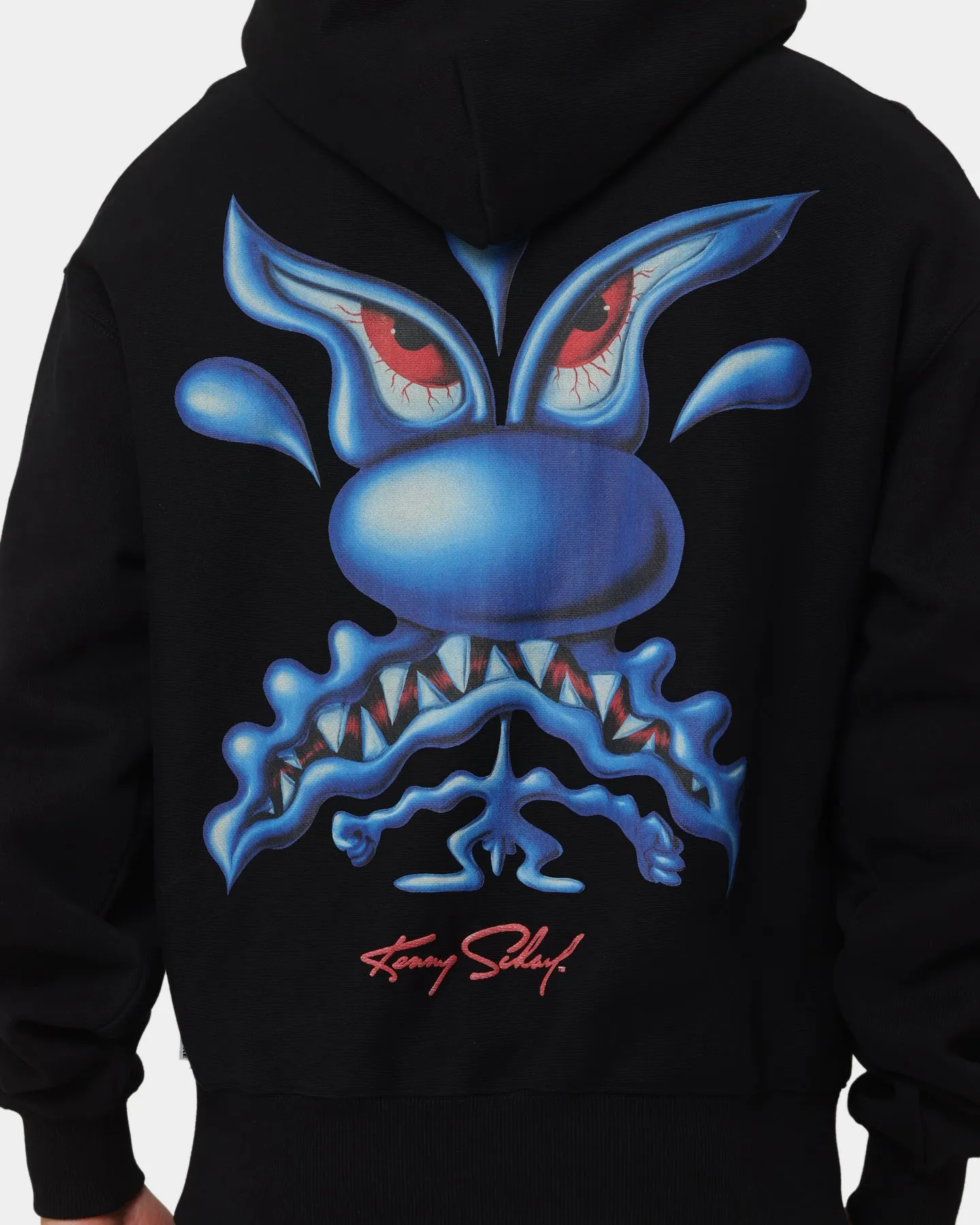 Attitude sports practice Carr?? X Kenny Scharf Meanie Oversized Hoodie Black