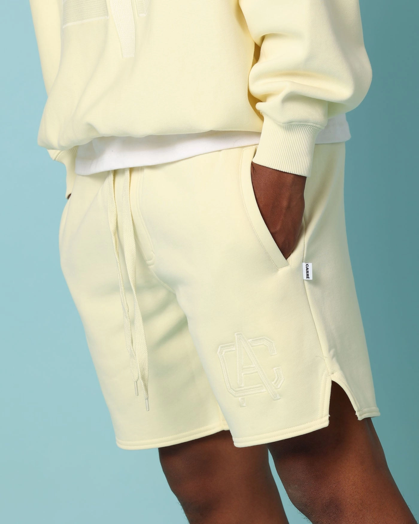 High-End Quality Carr?? Academy Sweat Shorts Yellow