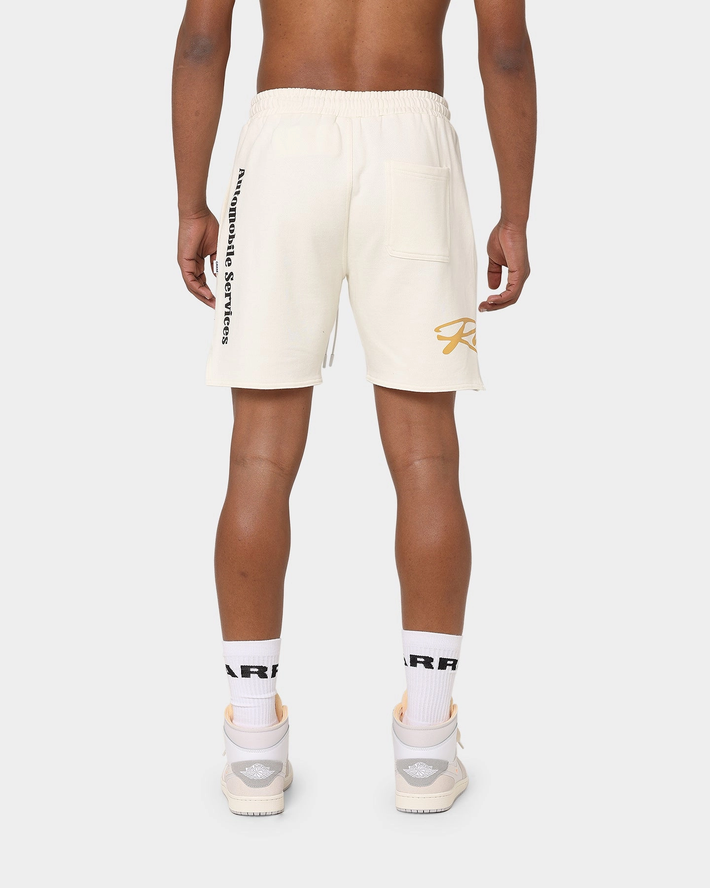 Carr?? Automobile Sweat Shorts Off White Home Wear