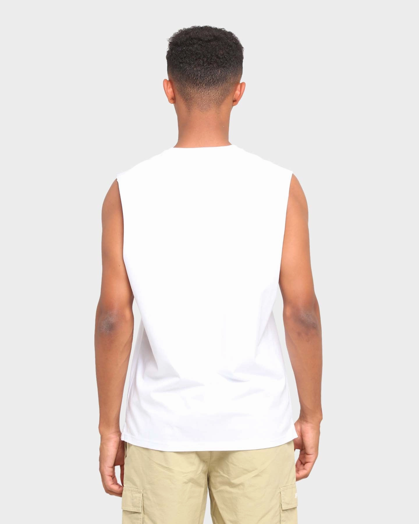 Carr?? Autour Muscle T-Shirt White Simple Wear