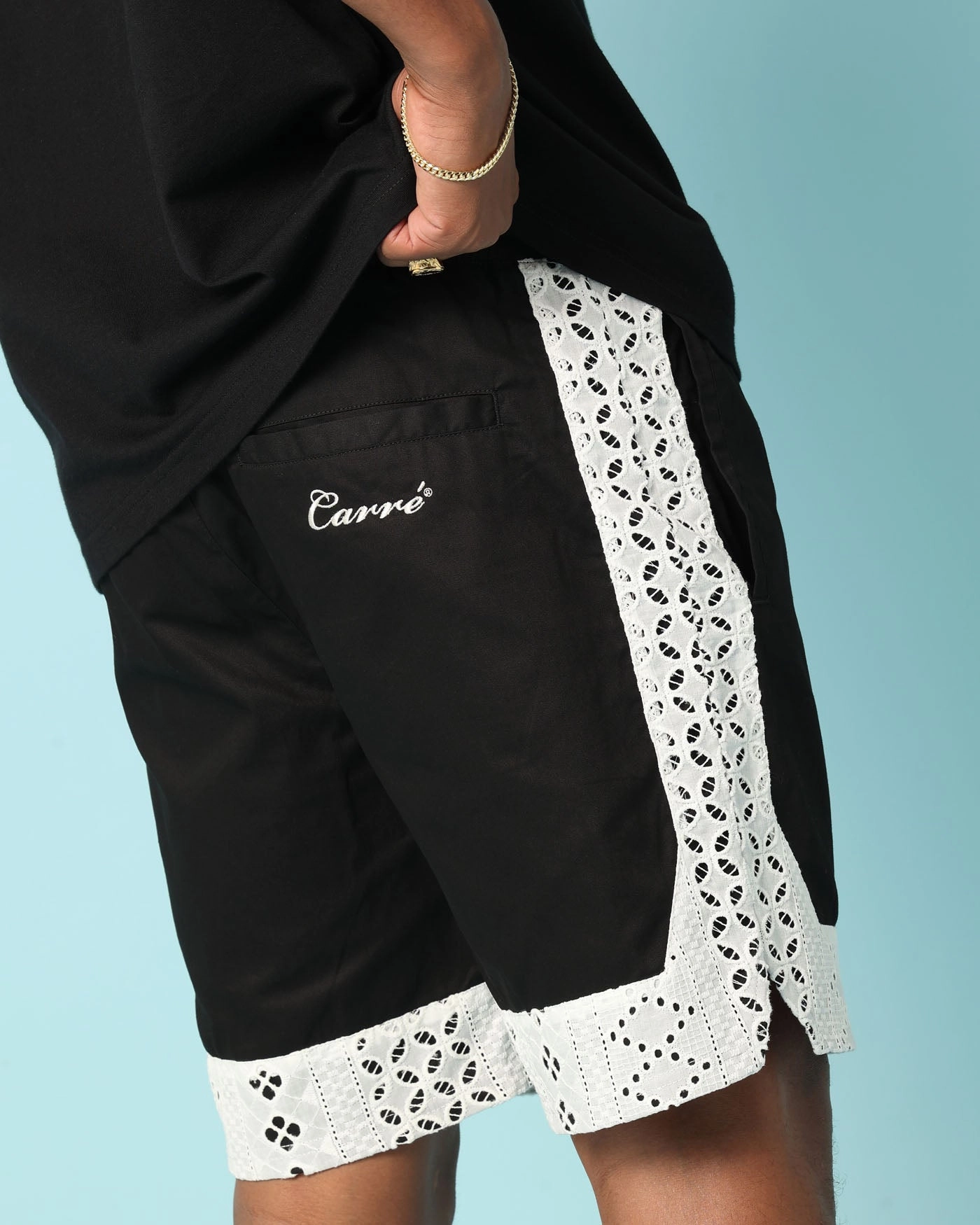 Carr?? Bandana Lace Shorts Black personalized option