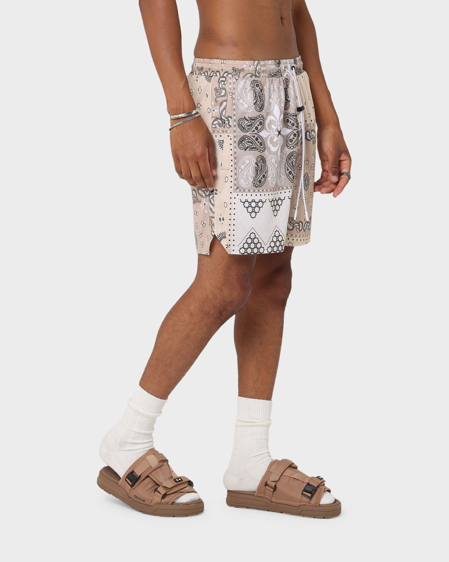 Carr?? Bandana Ultra Mesh Shorts Stone Street Ready