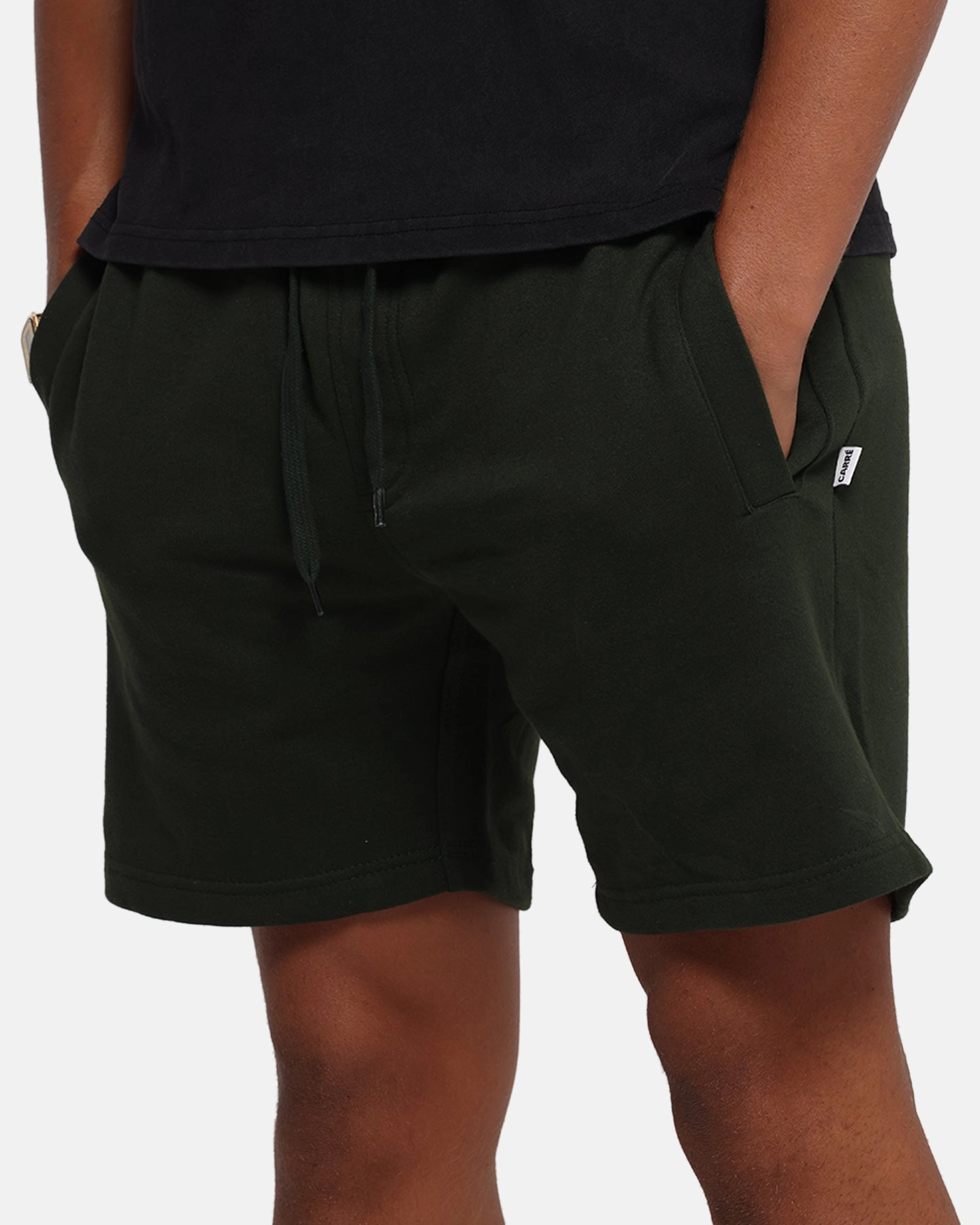 Carr?? Blanc Classic Sweat Shorts Dark Green WindResistantWeave